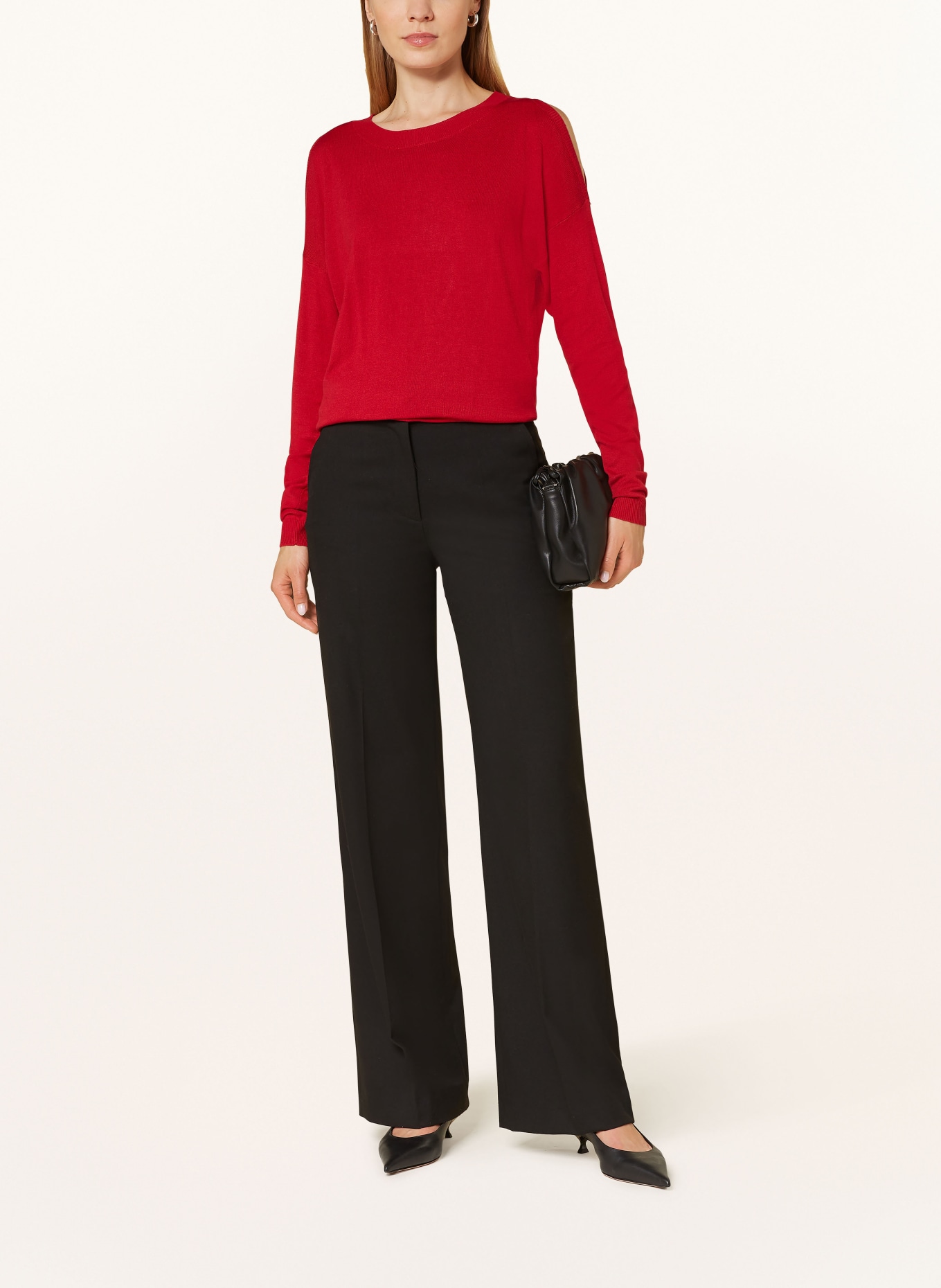 BETTY&CO Sweater with cut-outs, Color: RED (Image 2)