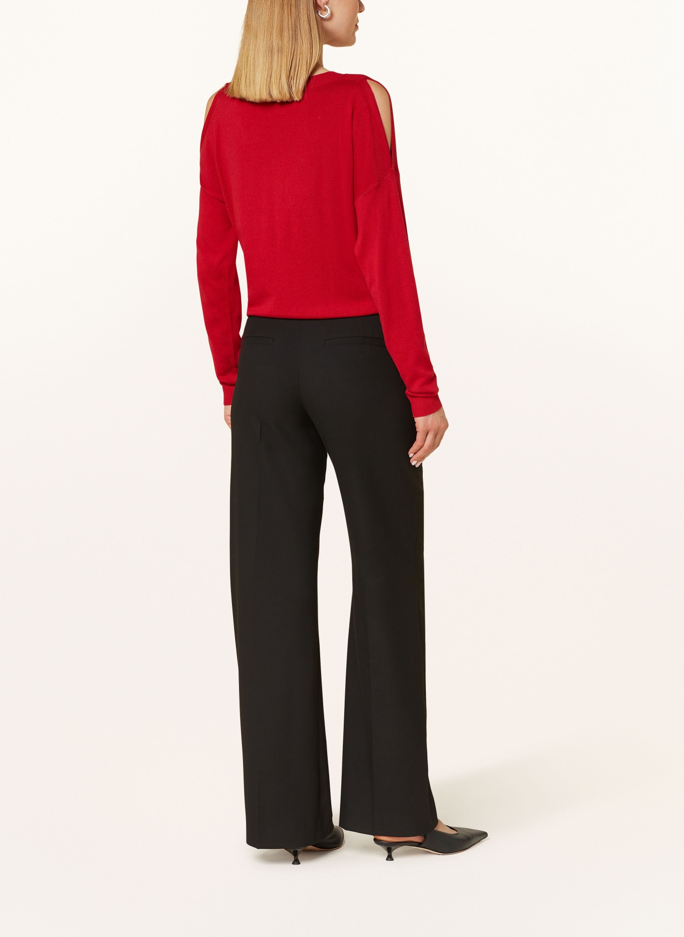 BETTY&CO Sweater with cut-outs, Color: RED (Image 3)