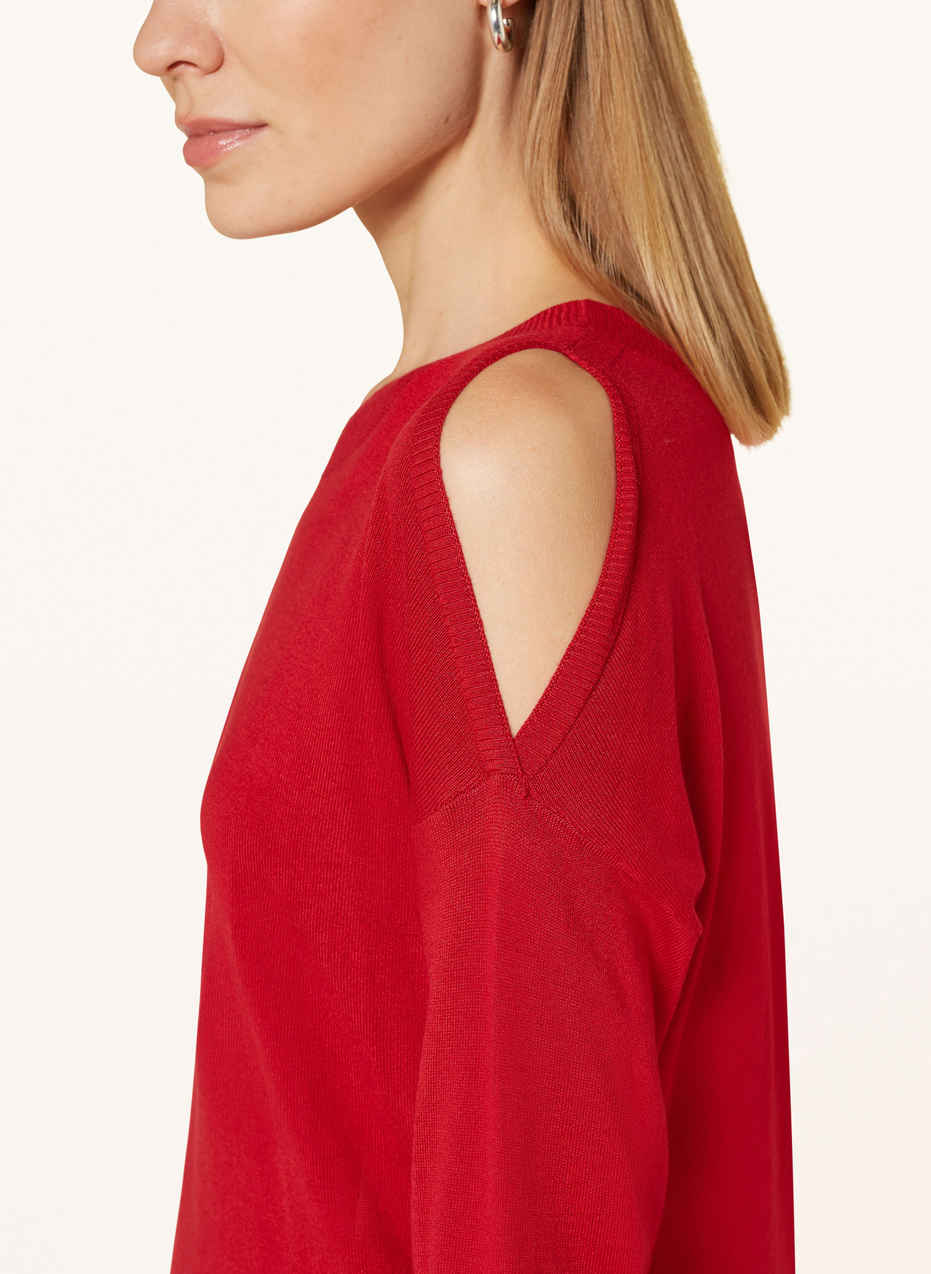 BETTY&CO Sweater with cut-outs, Color: RED (Image 4)