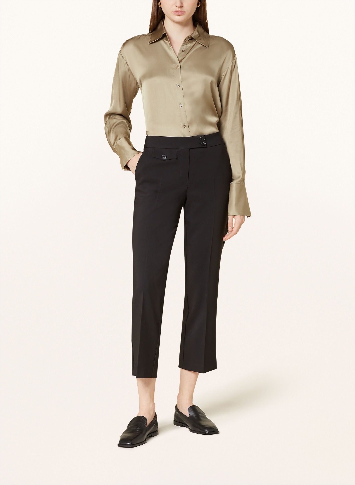 Betty Barclay 7/8 pants, Color: BLACK (Image 2)