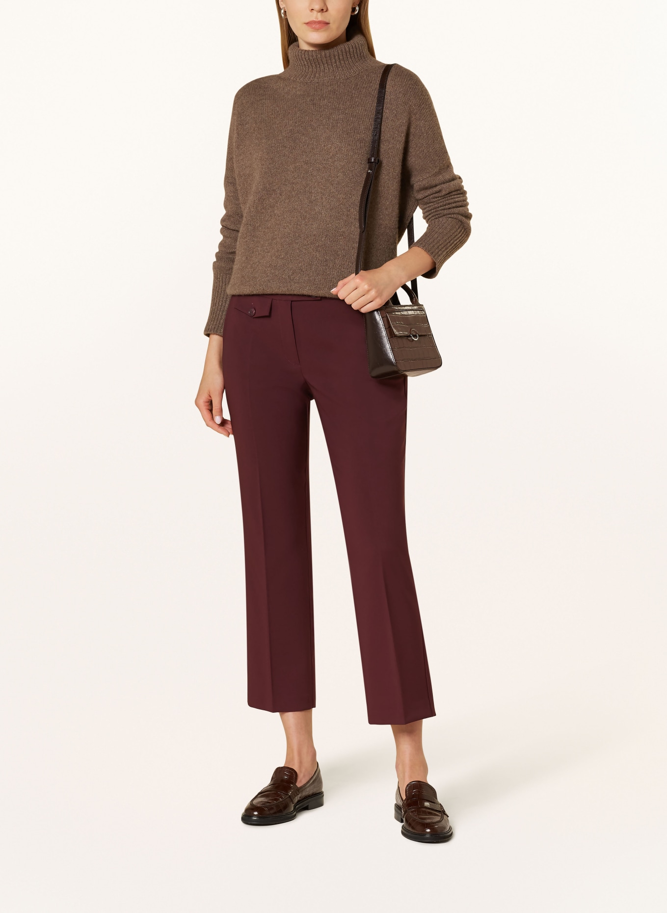 Betty Barclay 7/8 pants, Color: DARK PURPLE (Image 2)