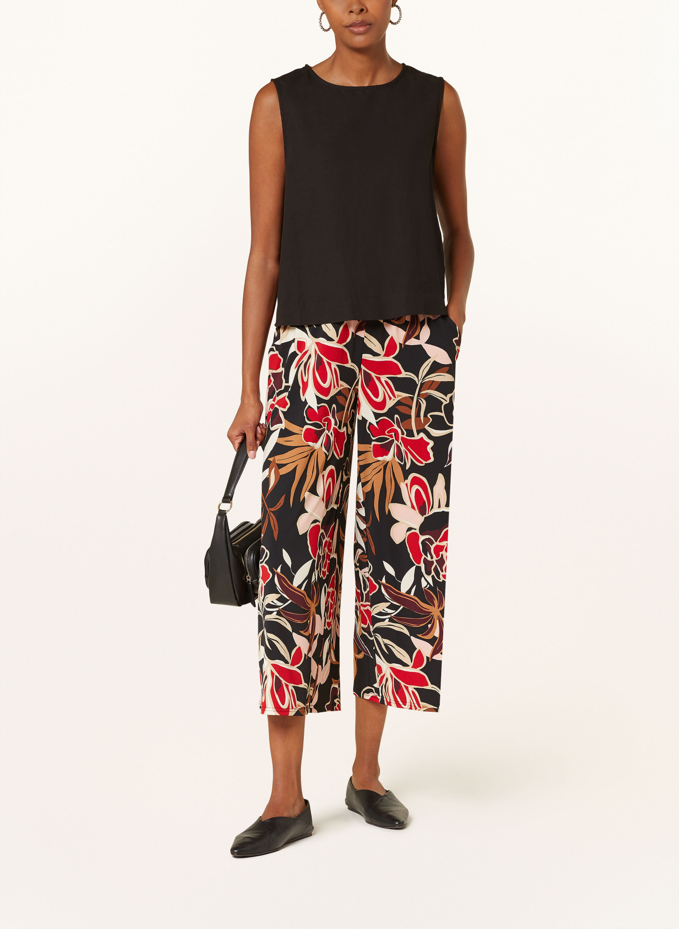 Betty Barclay Culottes, Color: BLACK/ RED/ BROWN (Image 2)