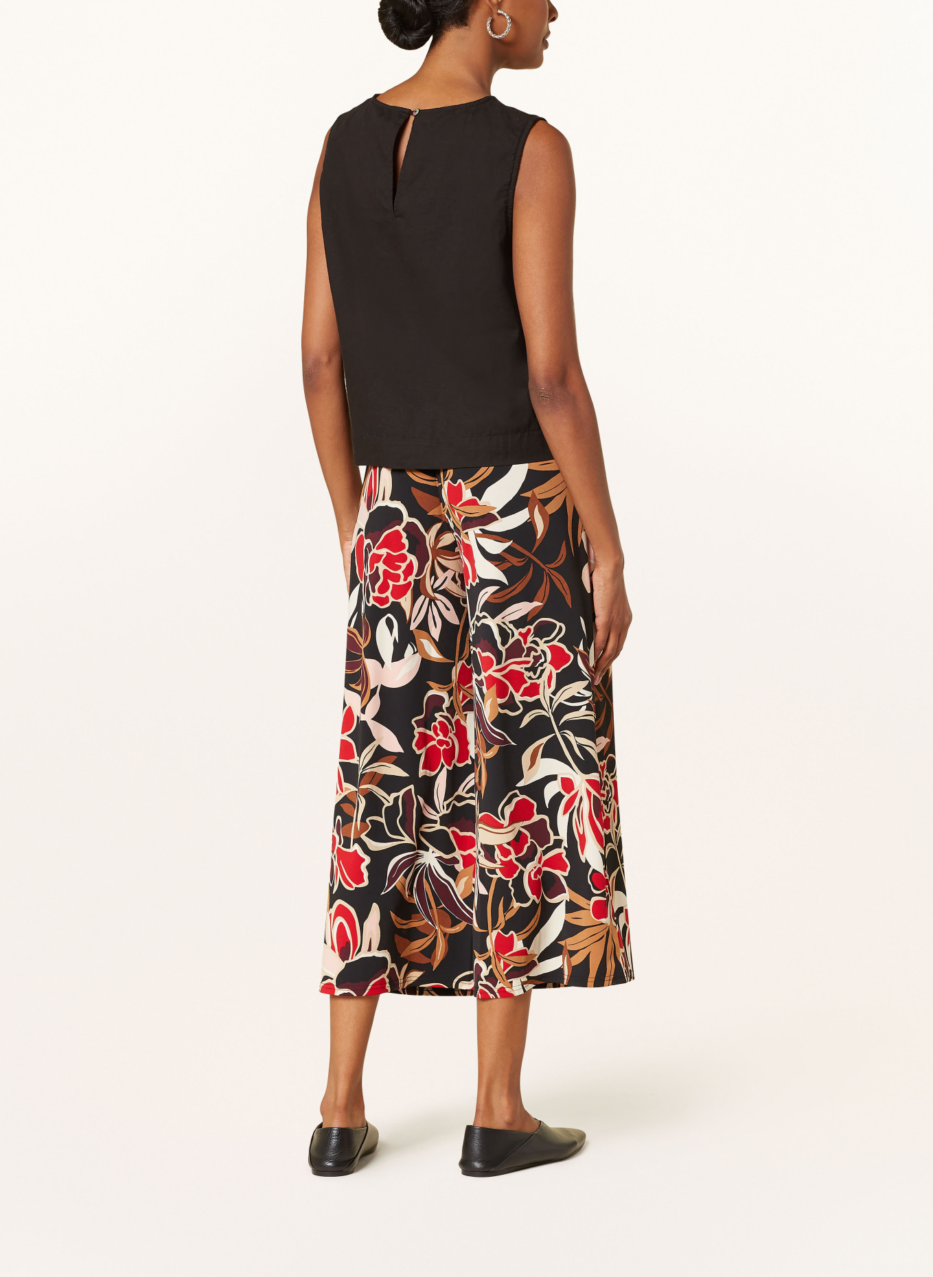 Betty Barclay Culottes, Color: BLACK/ RED/ BROWN (Image 3)