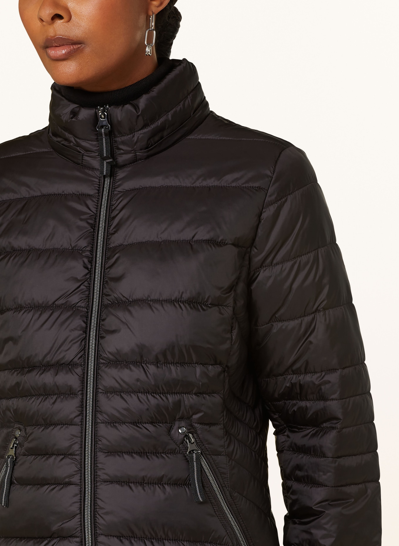 Betty Barclay Quilted jacket with detachable hood
