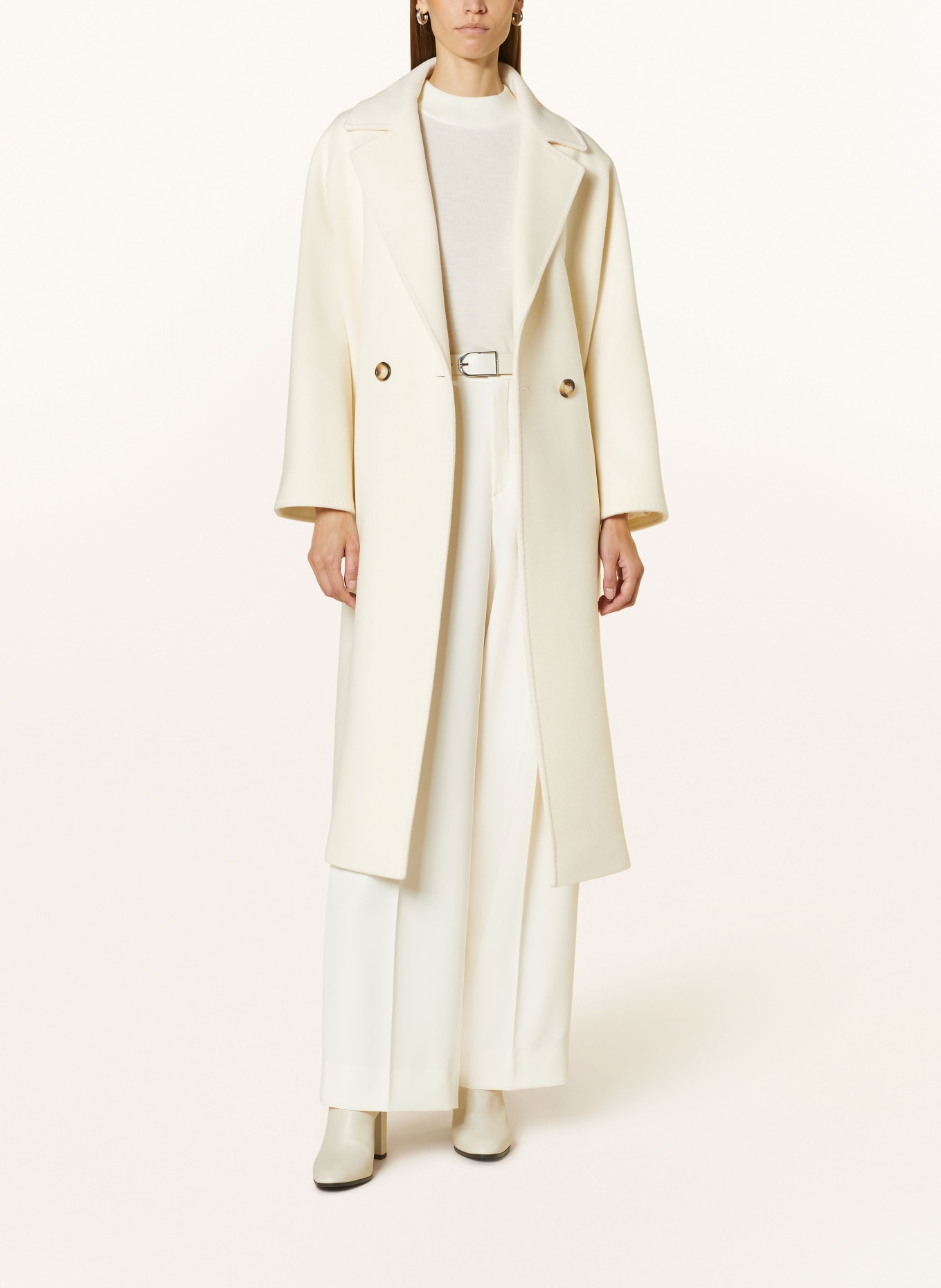 CINZIA ROCCA Wool coat: CREAM