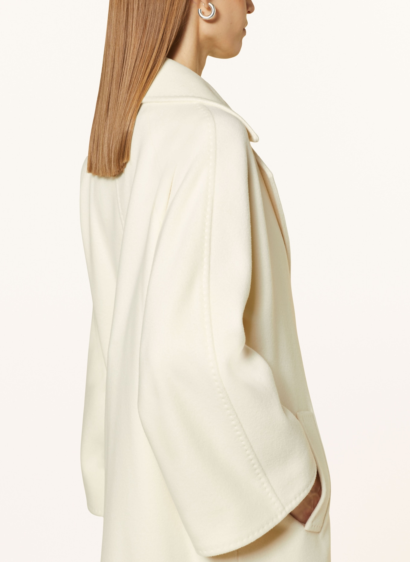 CINZIA ROCCA Wool coat in cream