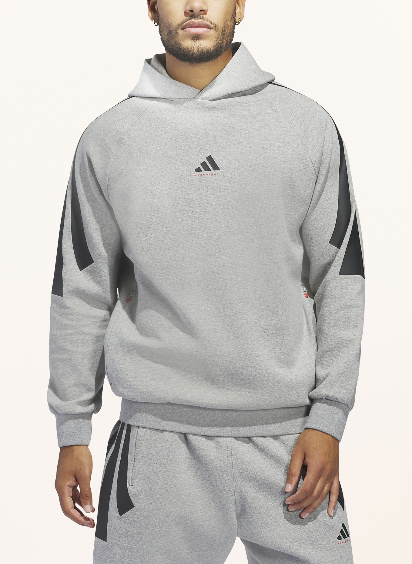 adidas Bluza z kapturem SPACER