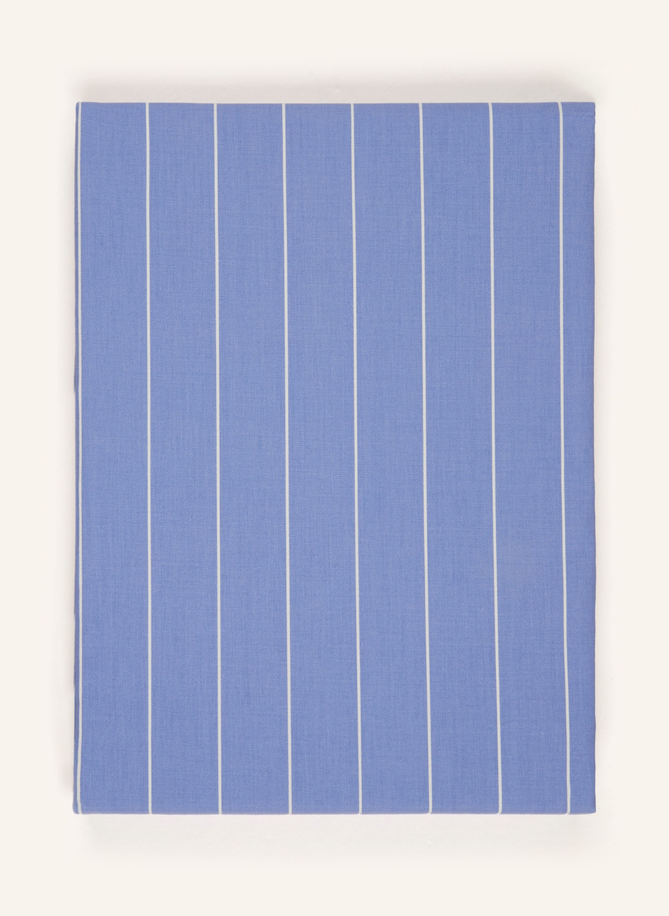 TEKLA Spannbetttuch BELLA DONNA PREMIUM: BLAU/ WEISS