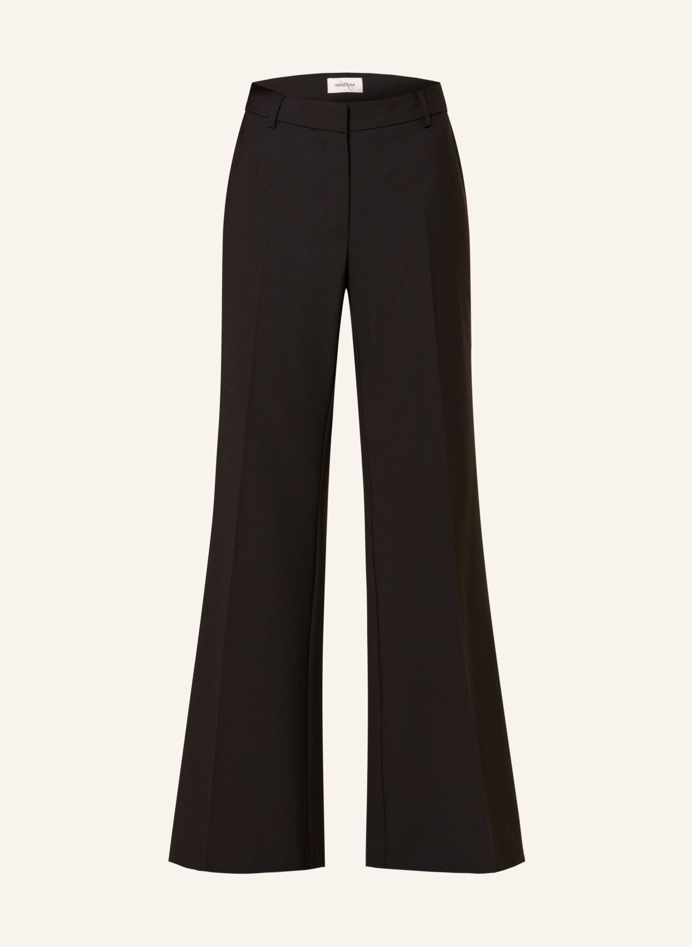 ottod'ame Trousers: BLACK