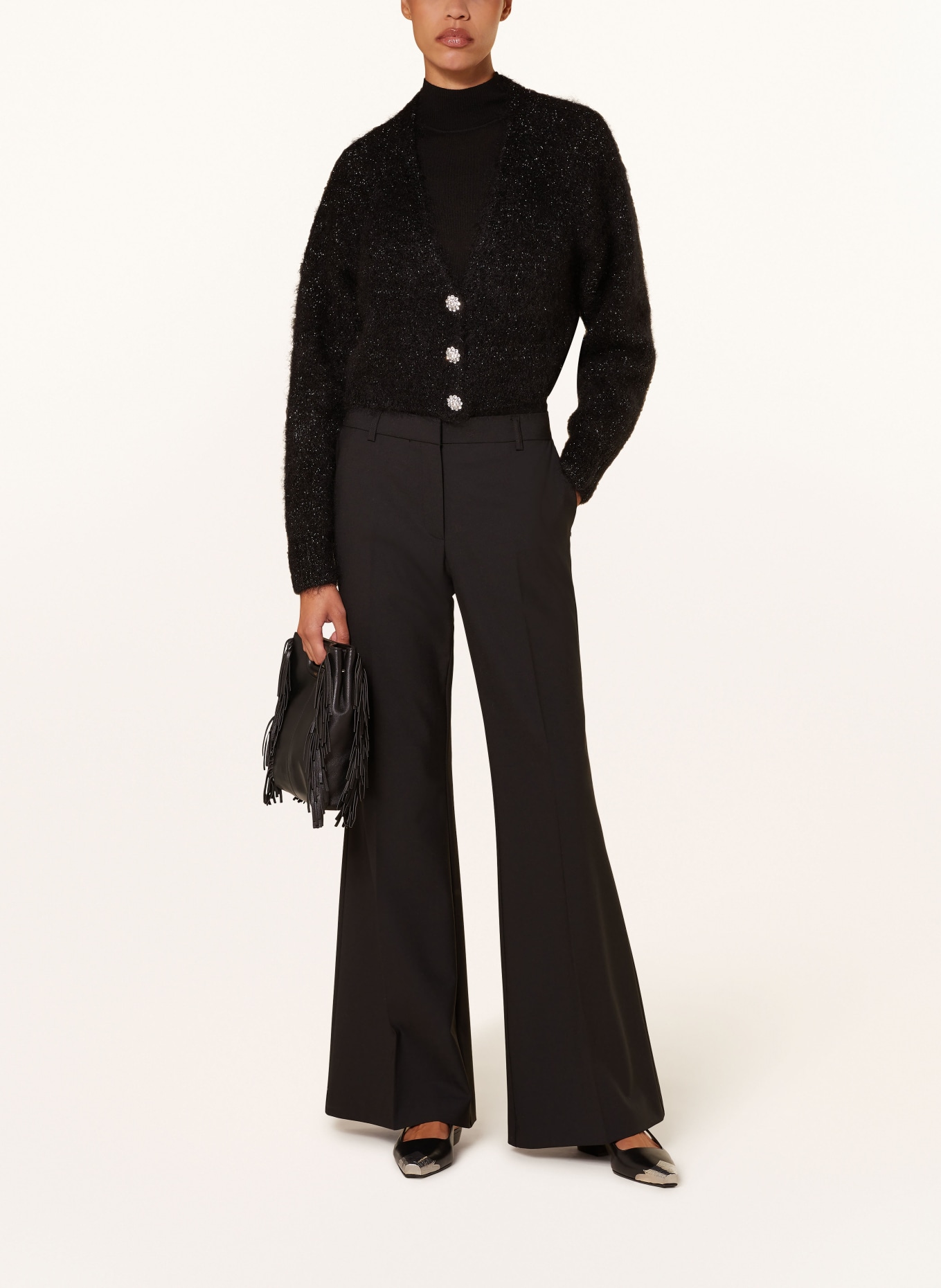 ottod'ame Trousers: BLACK