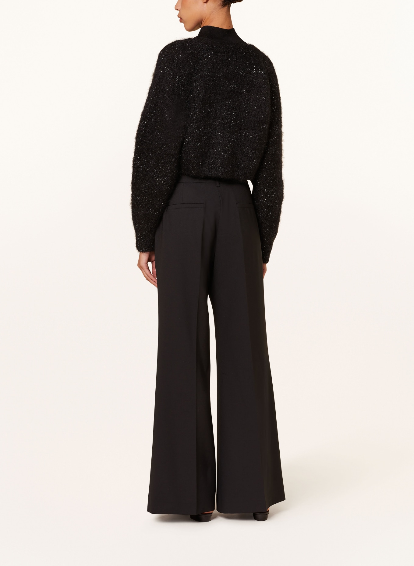 ottod'ame Trousers: BLACK