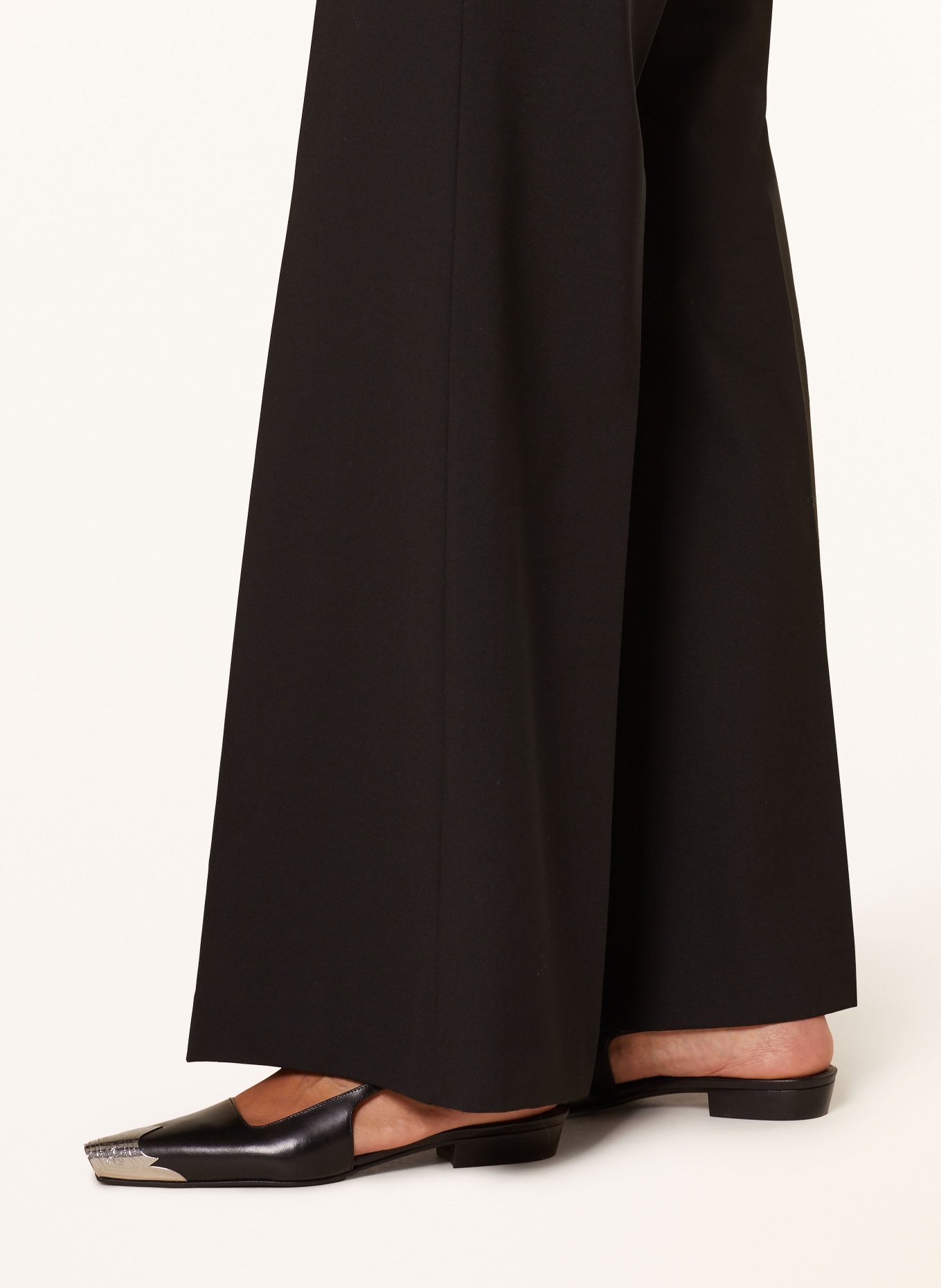ottod'ame Trousers: BLACK