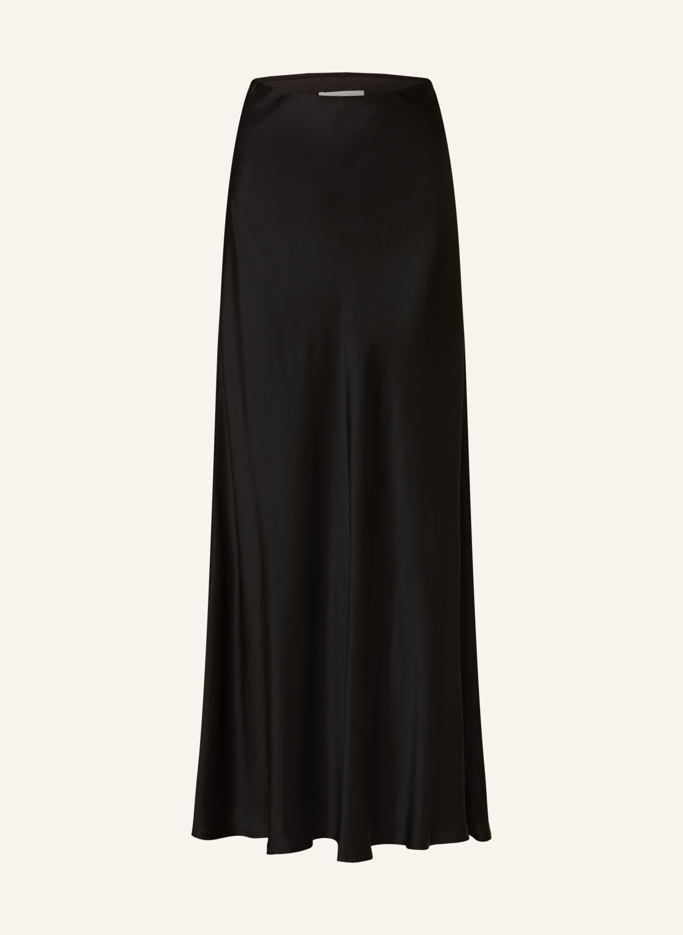 ottod'ame Satin skirt, Color: BLACK (Image 1)