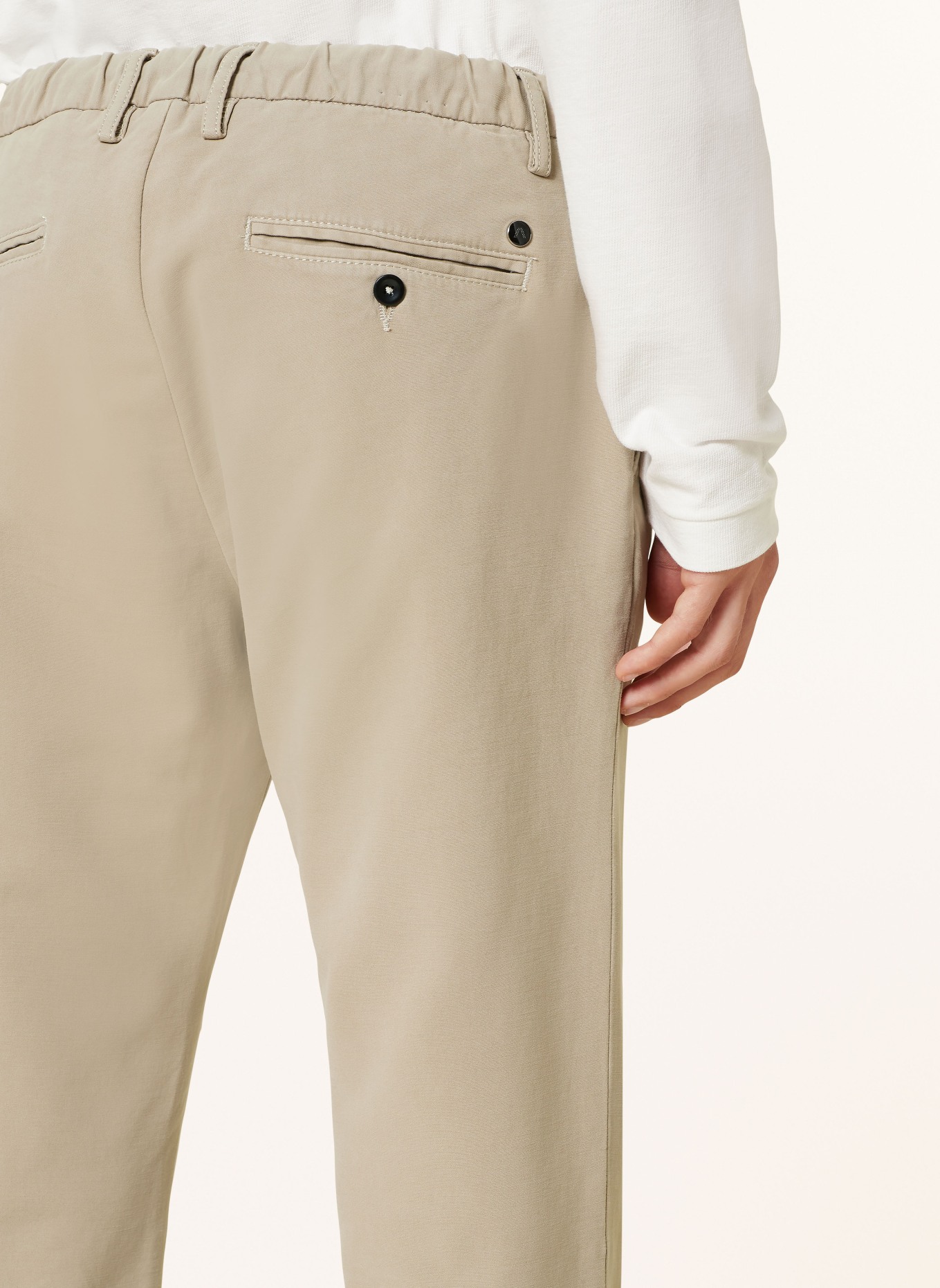 ALBERTO Chinosy JUMP slim fit, Kolor: BEŻOWY (Obrazek 6)