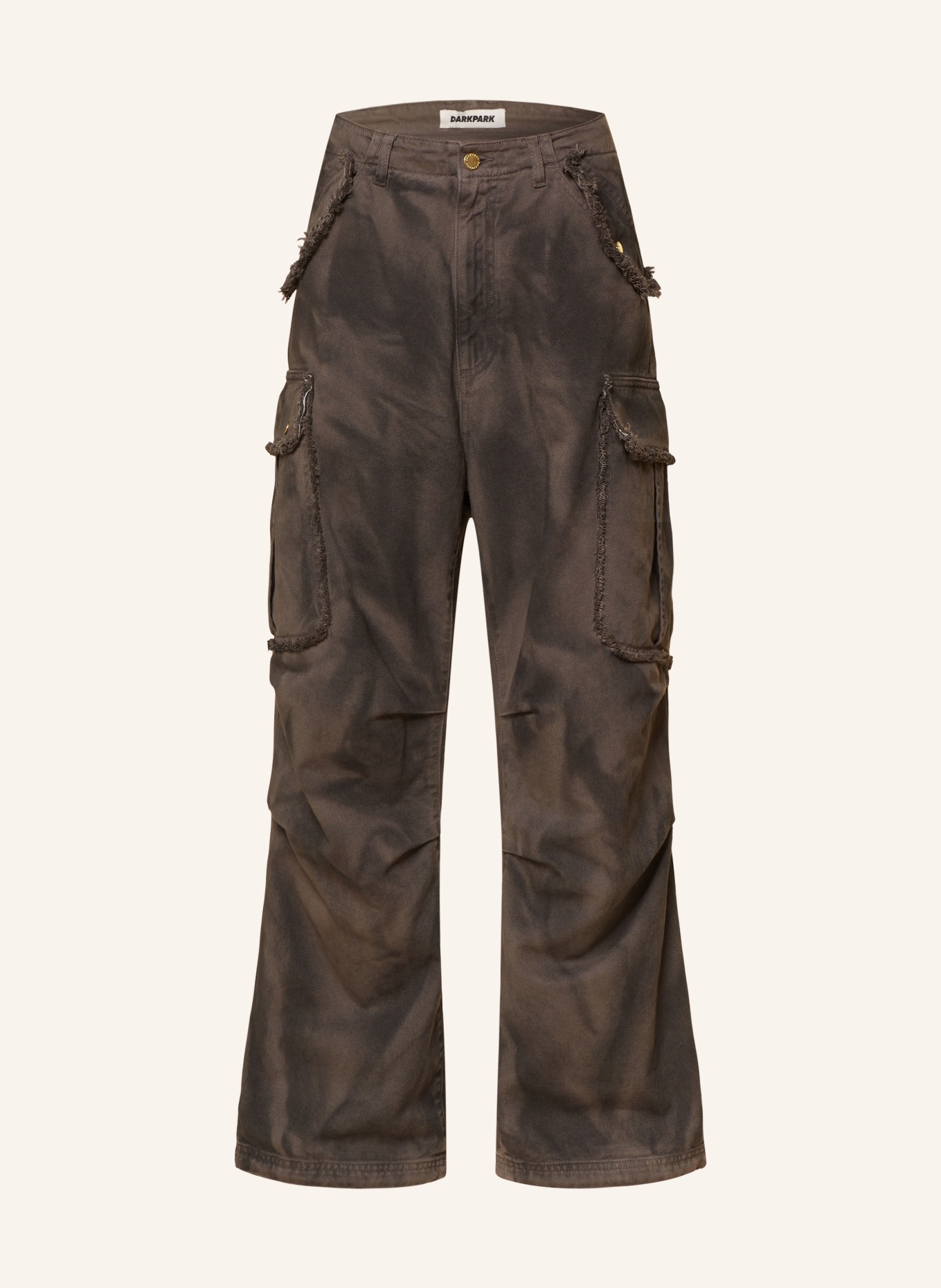 ボトムスその他 DARKPARK Vivi black washed cargo jeans Black Vivi Denim Cargo Pants by DARKPARK on Sale