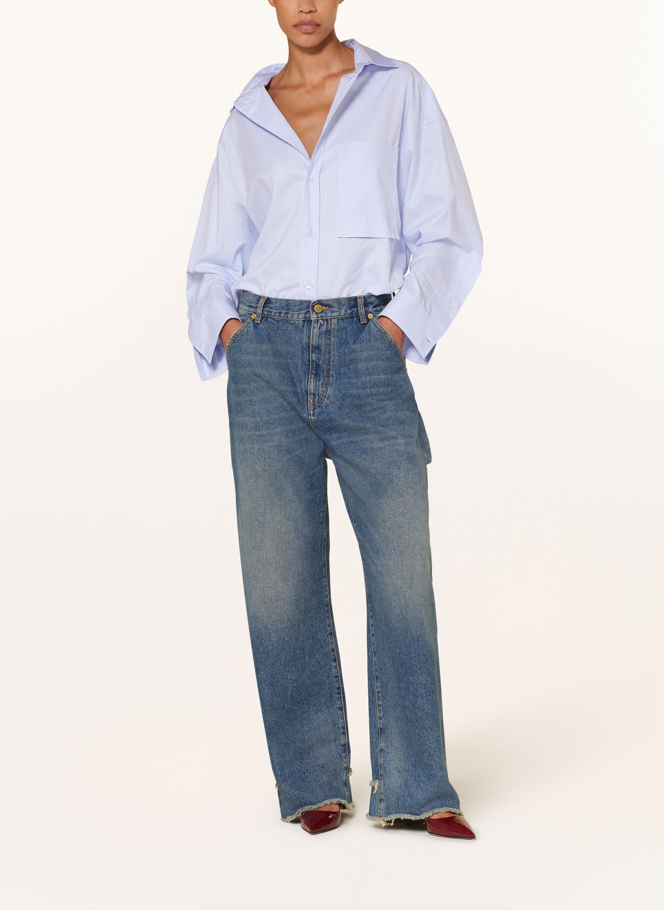 Vestido Denim Vestido Vaquero Mango Outlet DARKPARK Straight Jeans