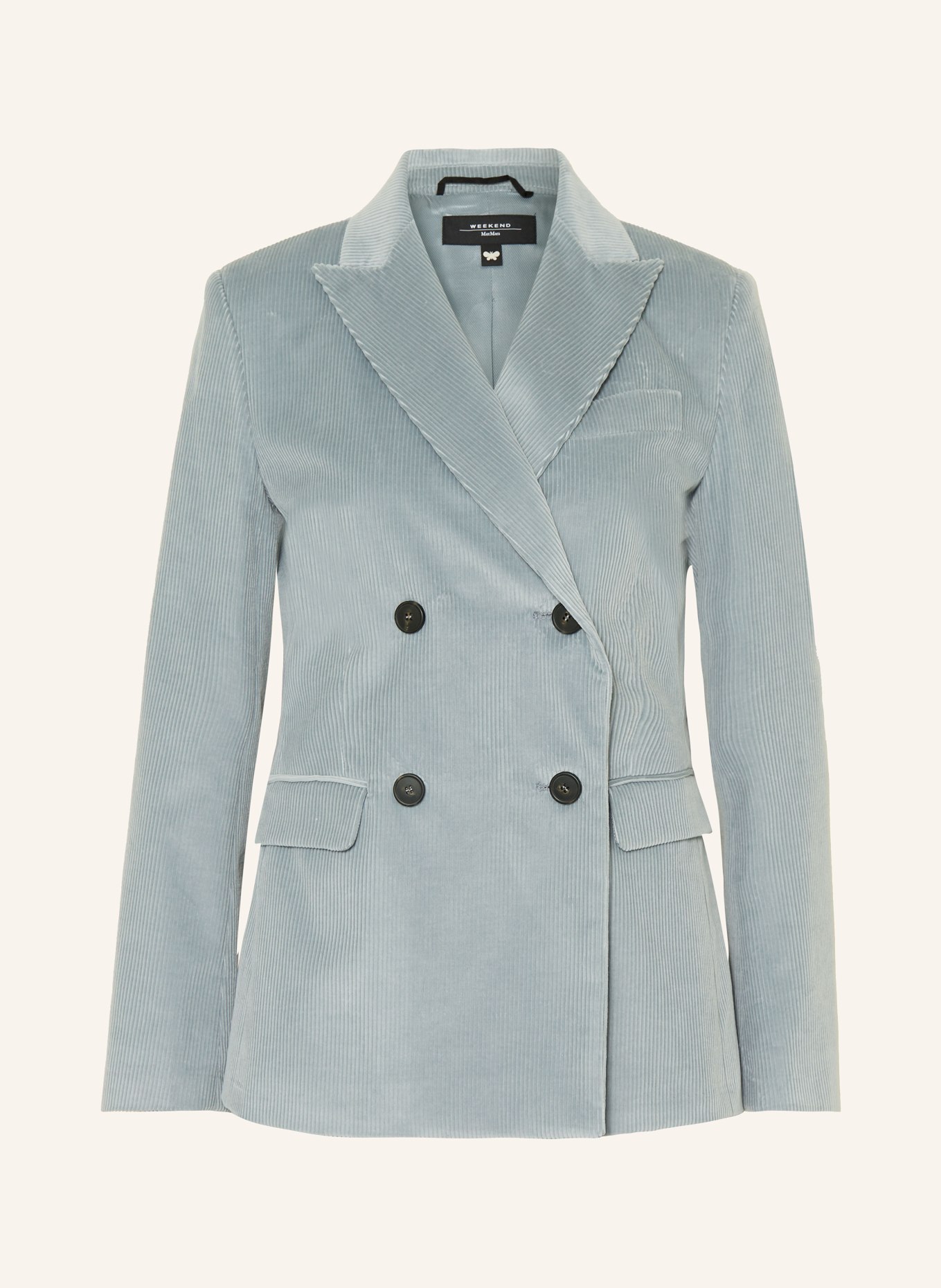 WEEKEND Max Mara Corduroy blazer KATANGA, Color: LIGHT BLUE (Image 1)