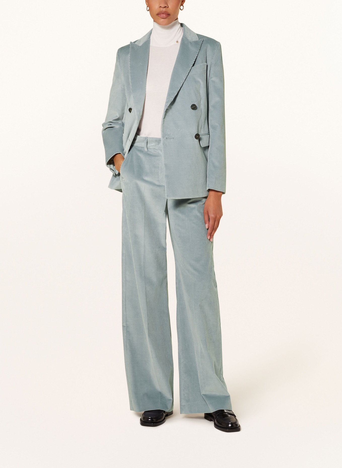 WEEKEND Max Mara Corduroy blazer KATANGA, Color: LIGHT BLUE (Image 2)