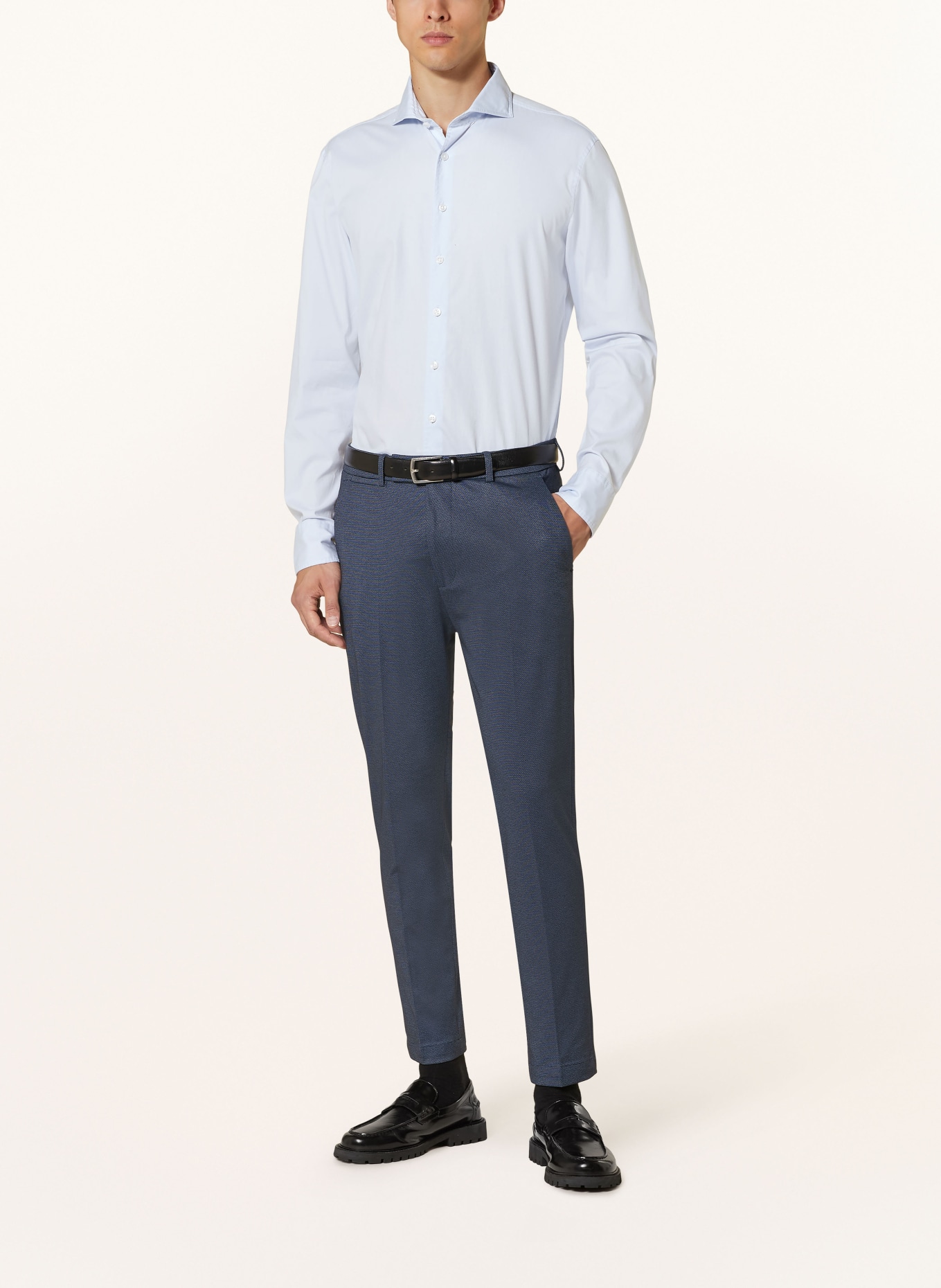 STROKESMAN'S Shirt slim fit, Color: LIGHT BLUE (Image 2)