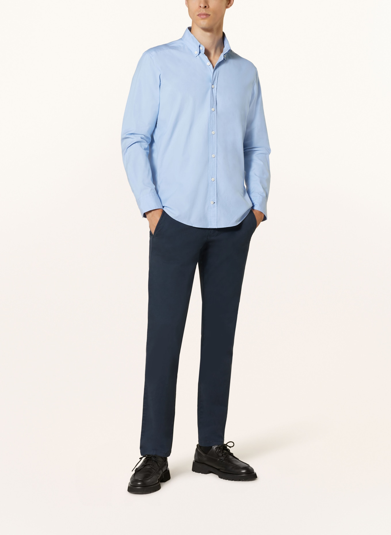 STROKESMAN'S Shirt regular fit, Color: LIGHT BLUE (Image 2)