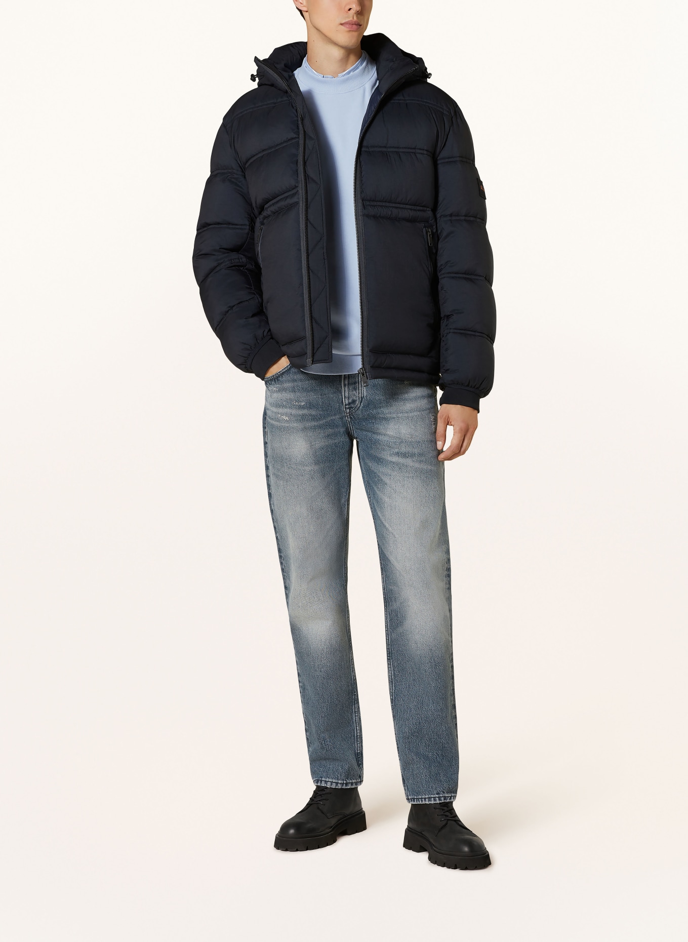 BOSS Kurtka pikowana OKOBRA1: GRANATOWY