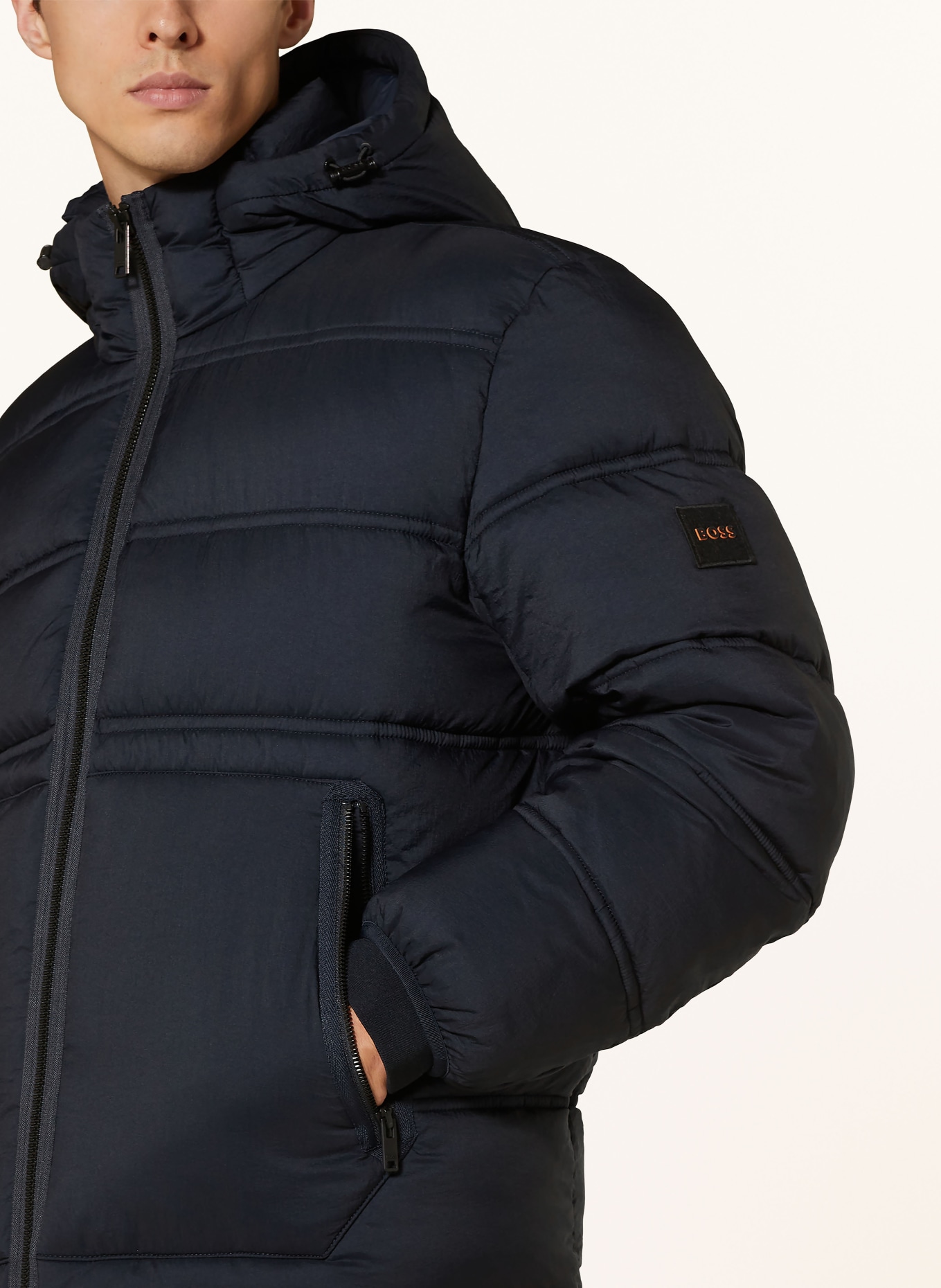 BOSS Kurtka pikowana OKOBRA1: GRANATOWY