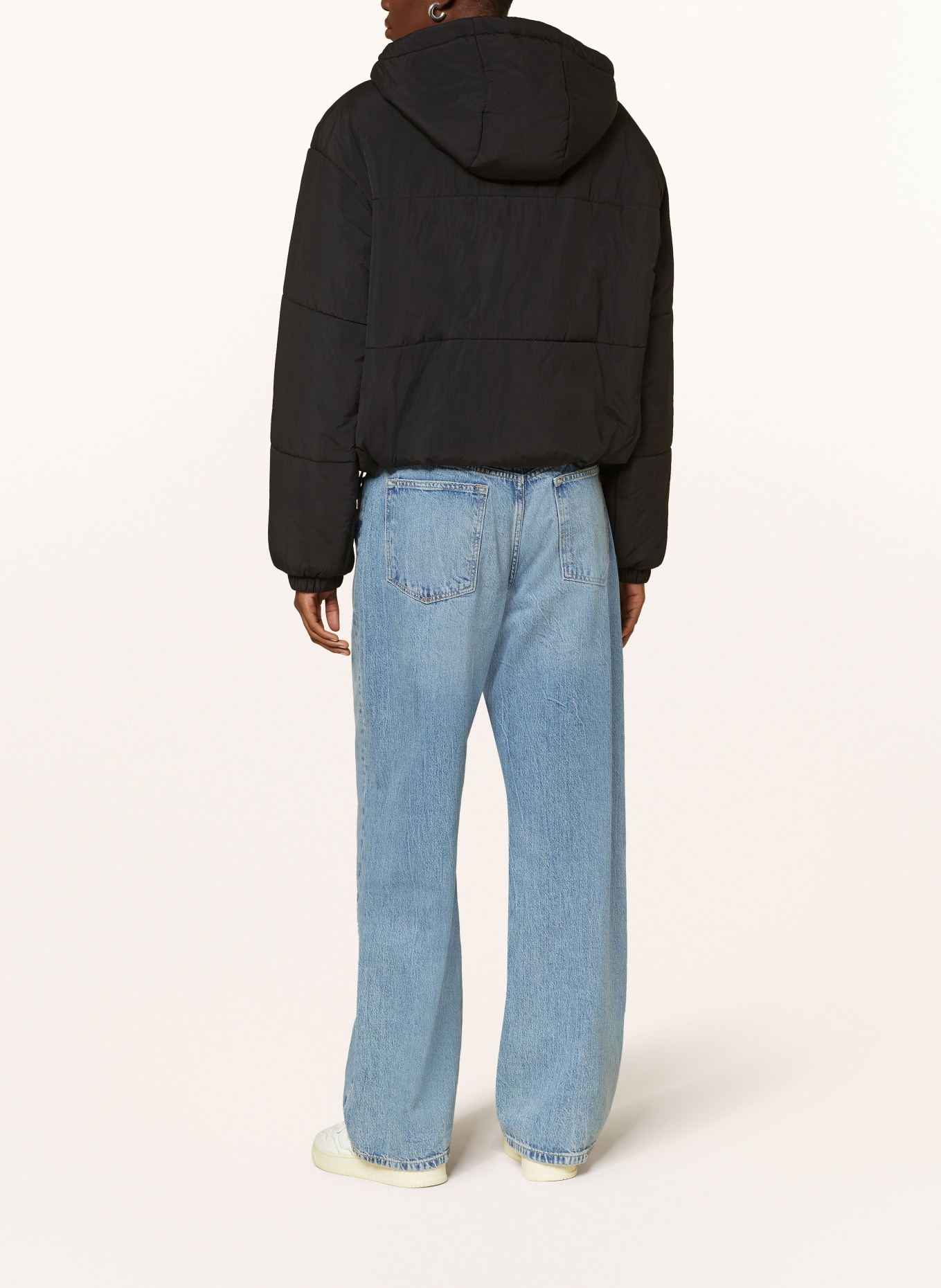 HUGO BLUE Quilted jacket FREYA, Color: BLACK (Image 3)