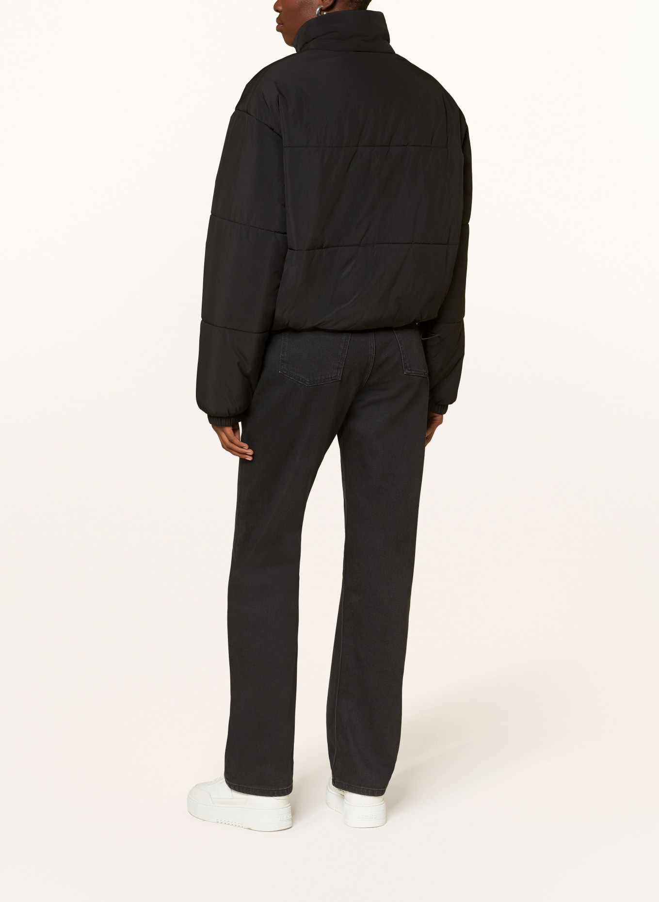 HUGO BLUE FAREN quilted jacket: BLACK
