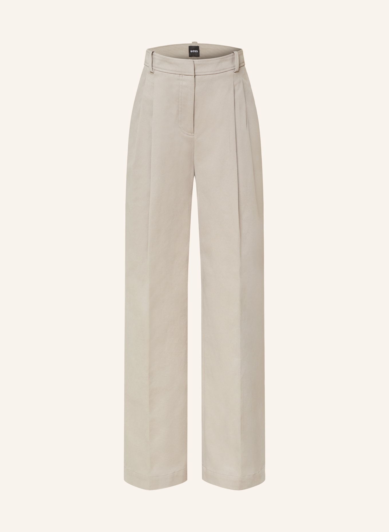 BOSS Marlene trousers TIANA, Color: GRAY (Image 1)