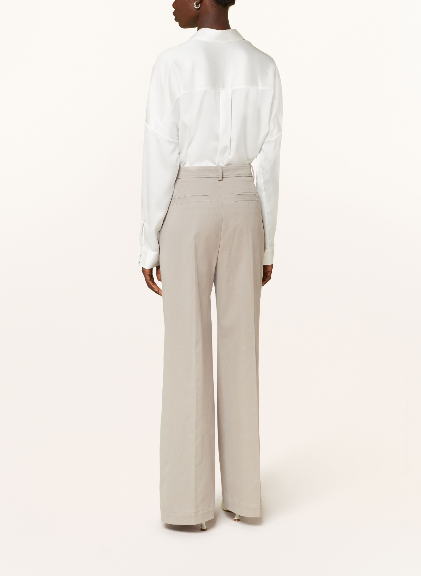 BOSS Marlene trousers TIANA, Color: GRAY (Image 3)