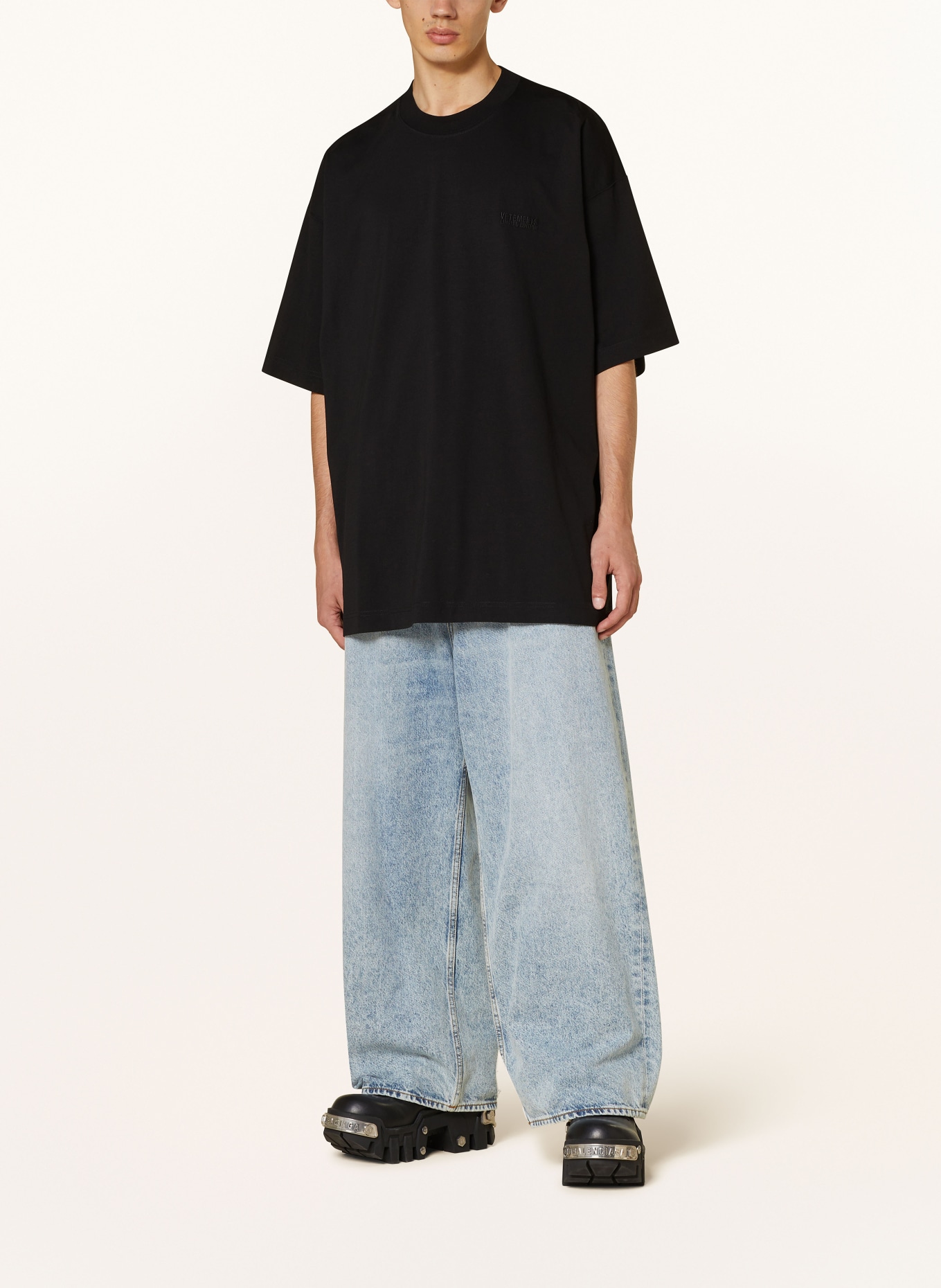 VETEMENTS Oversized-Shirt, Farbe: SCHWARZ (Bild 2)