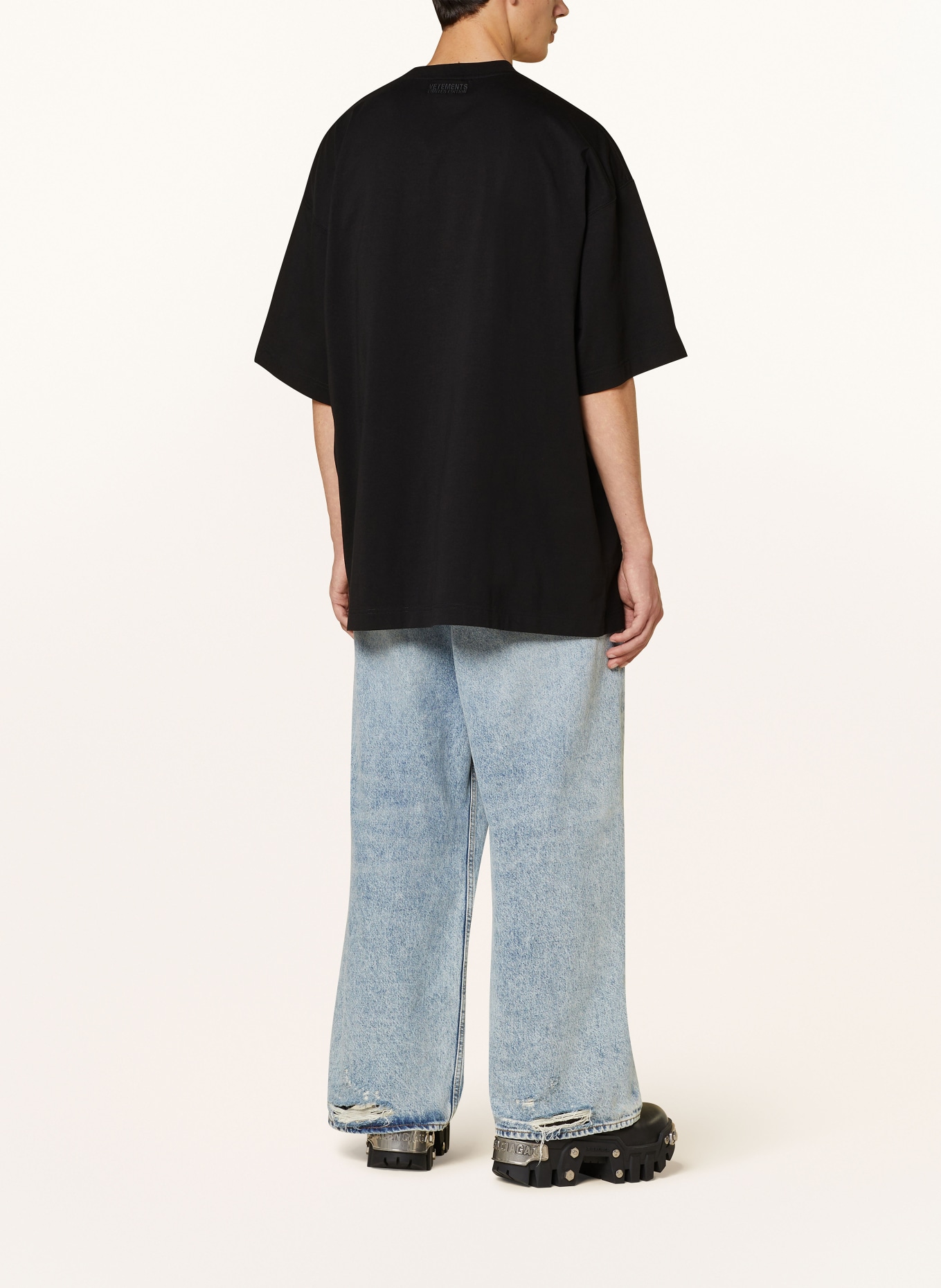 VETEMENTS Oversized-Shirt, Farbe: SCHWARZ (Bild 3)