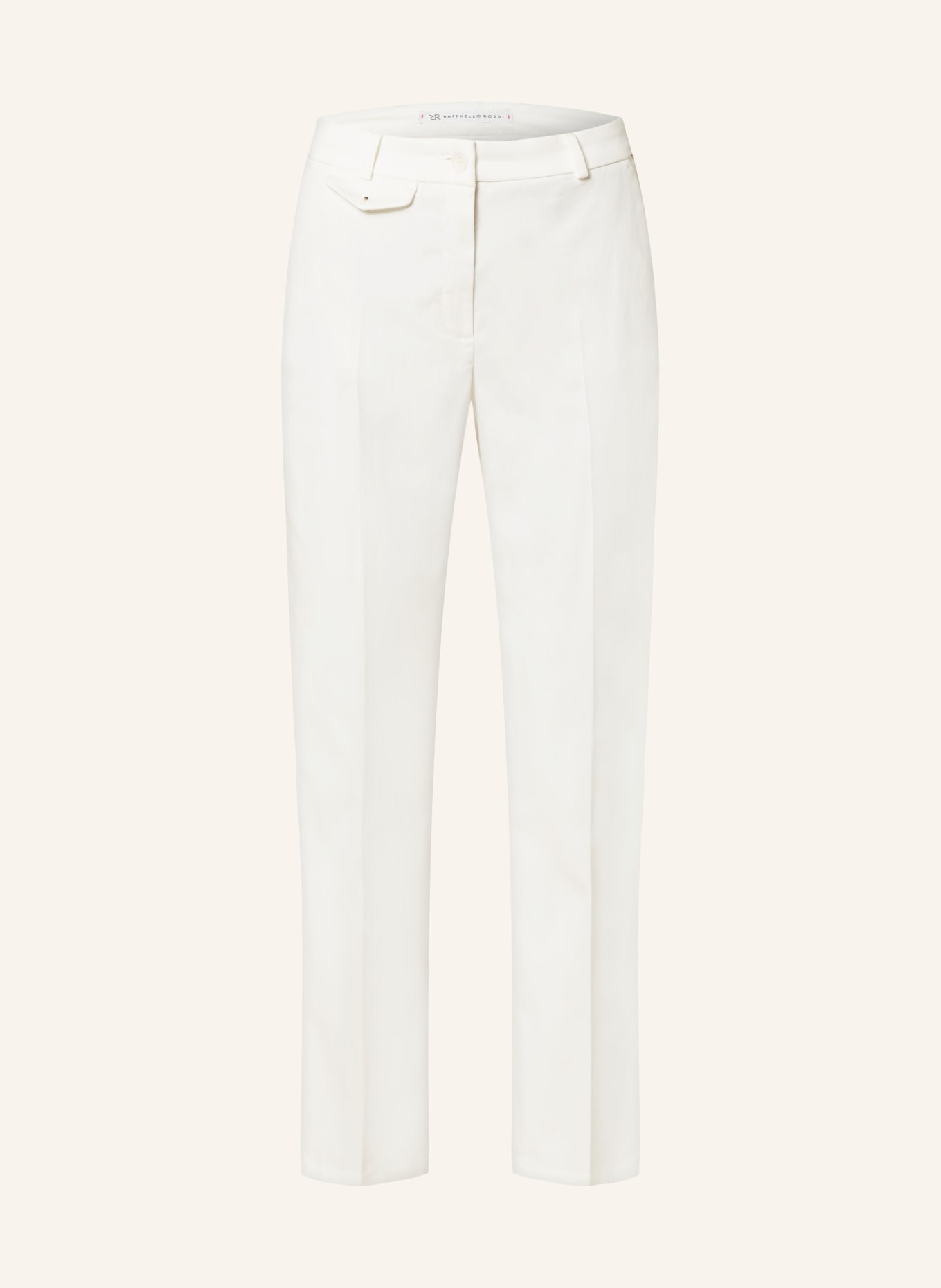 RAFFAELLO ROSSI 7/8 trousers DORAIN, Color: WHITE (Image 1)