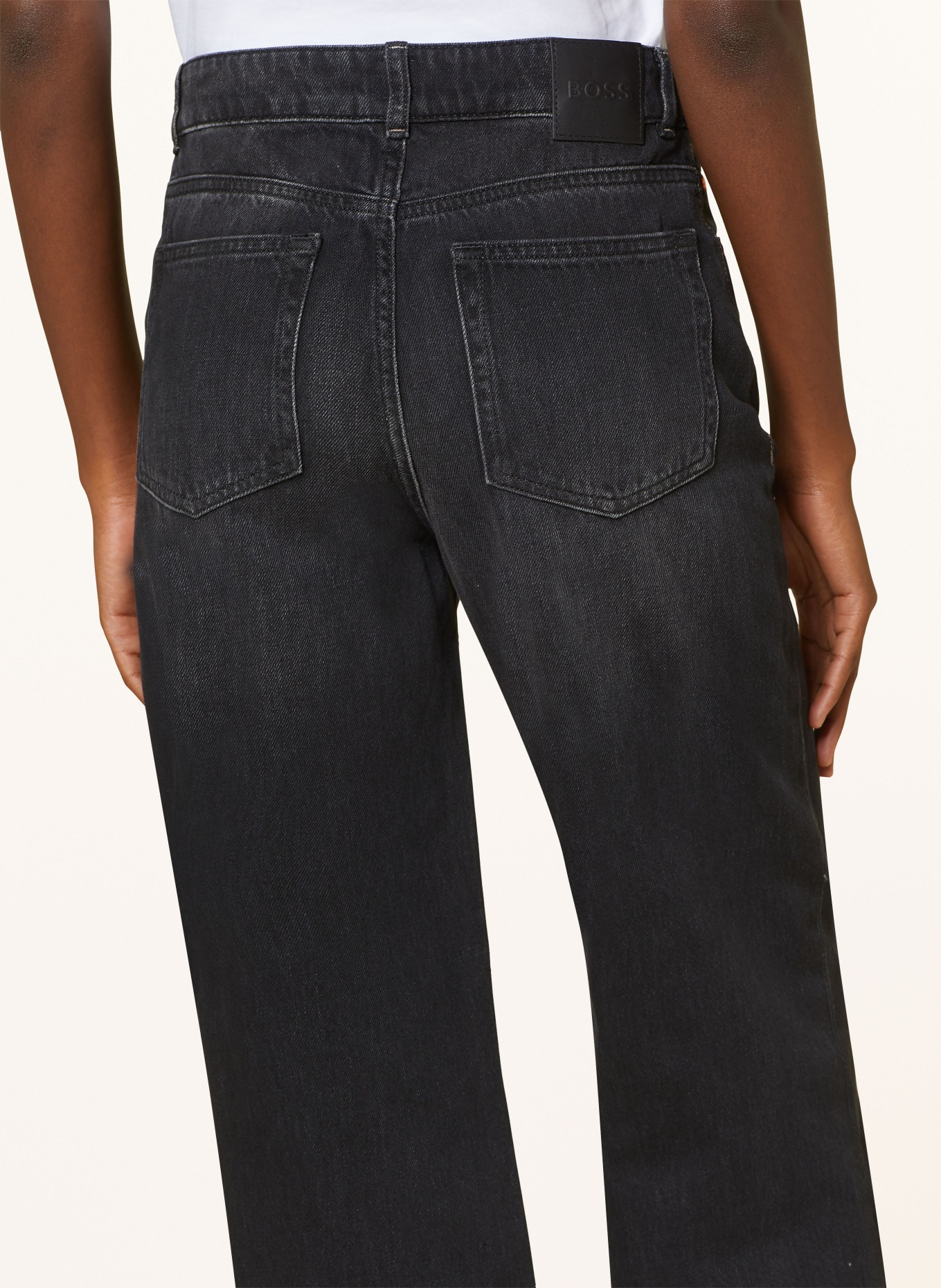 BOSS Straight jeans MARLENE: 006 BLACK