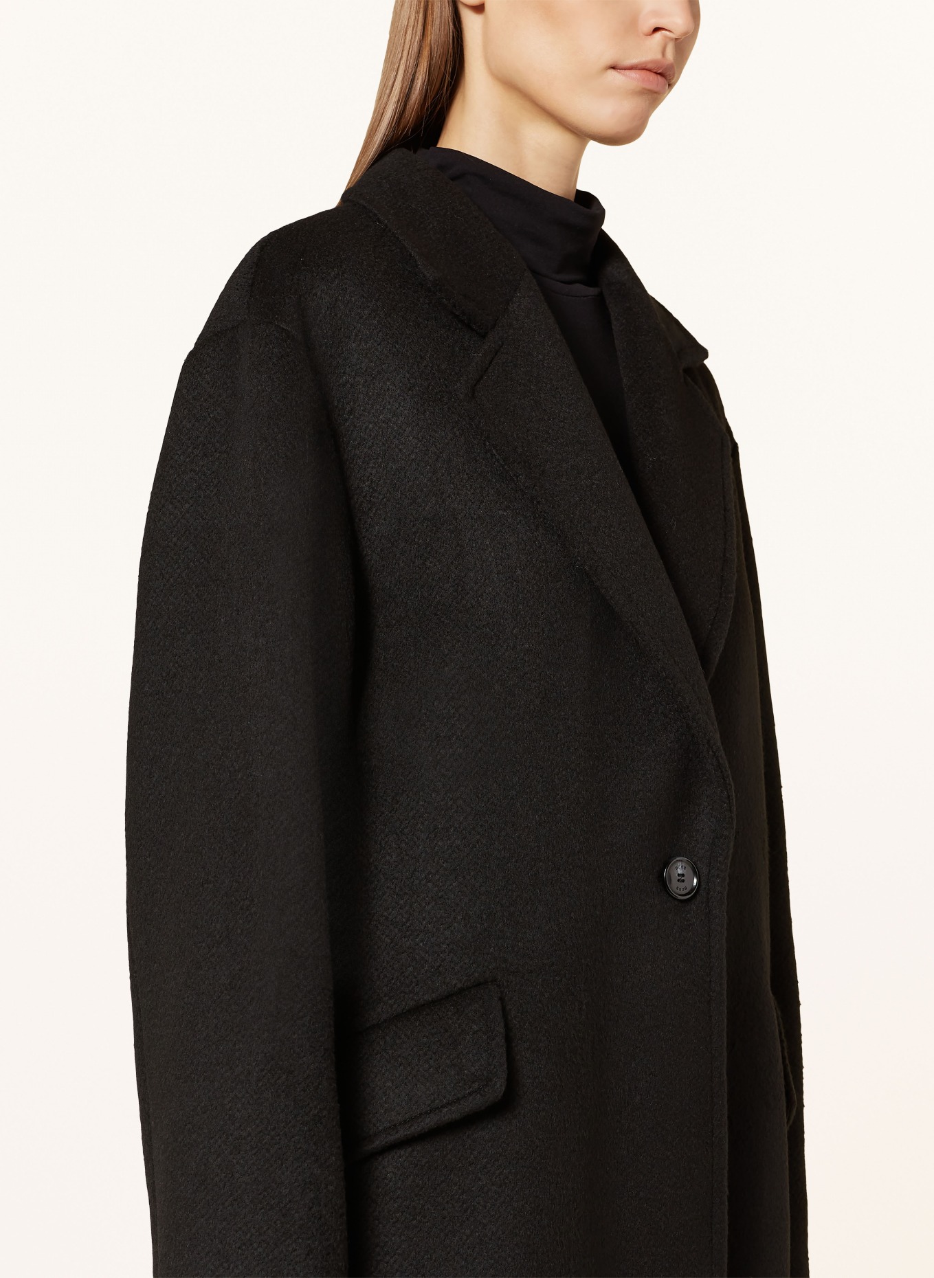 BOSS Mantel CALESARA: SCHWARZ