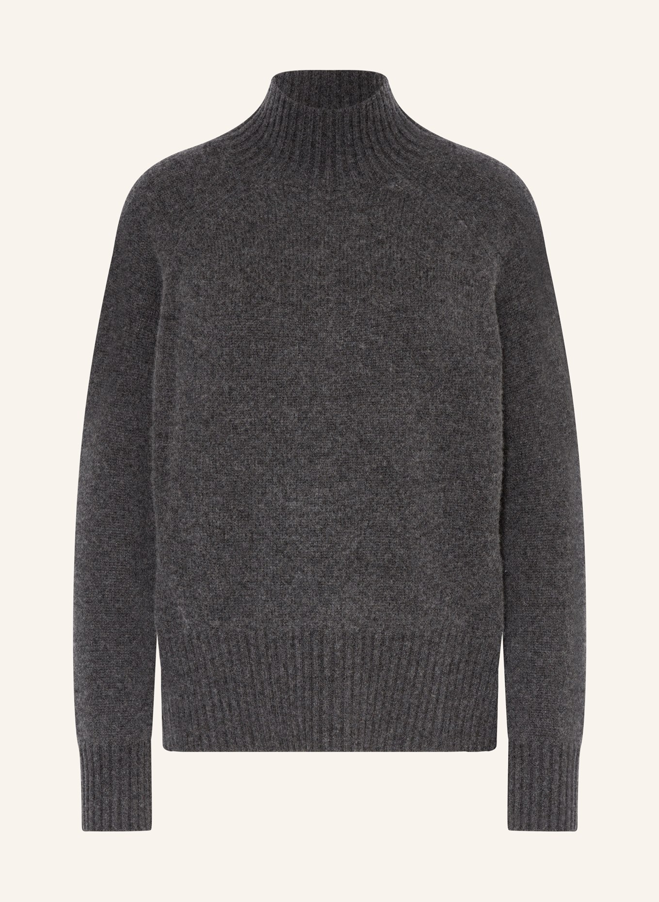 ALLUDE Pullover mit Cashmere: DUNKELGRAU