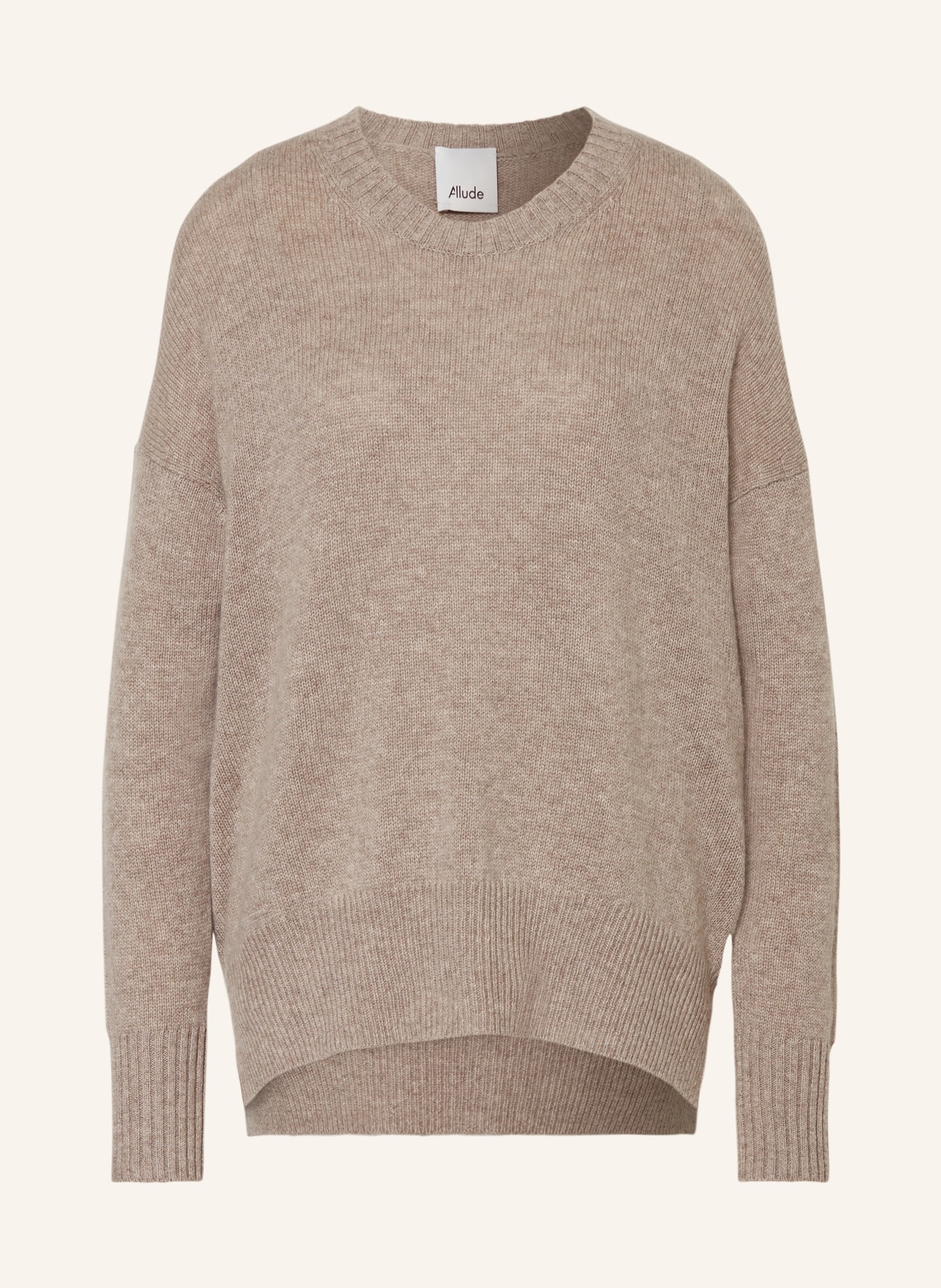 ALLUDE Cashmere Pullover in taupe