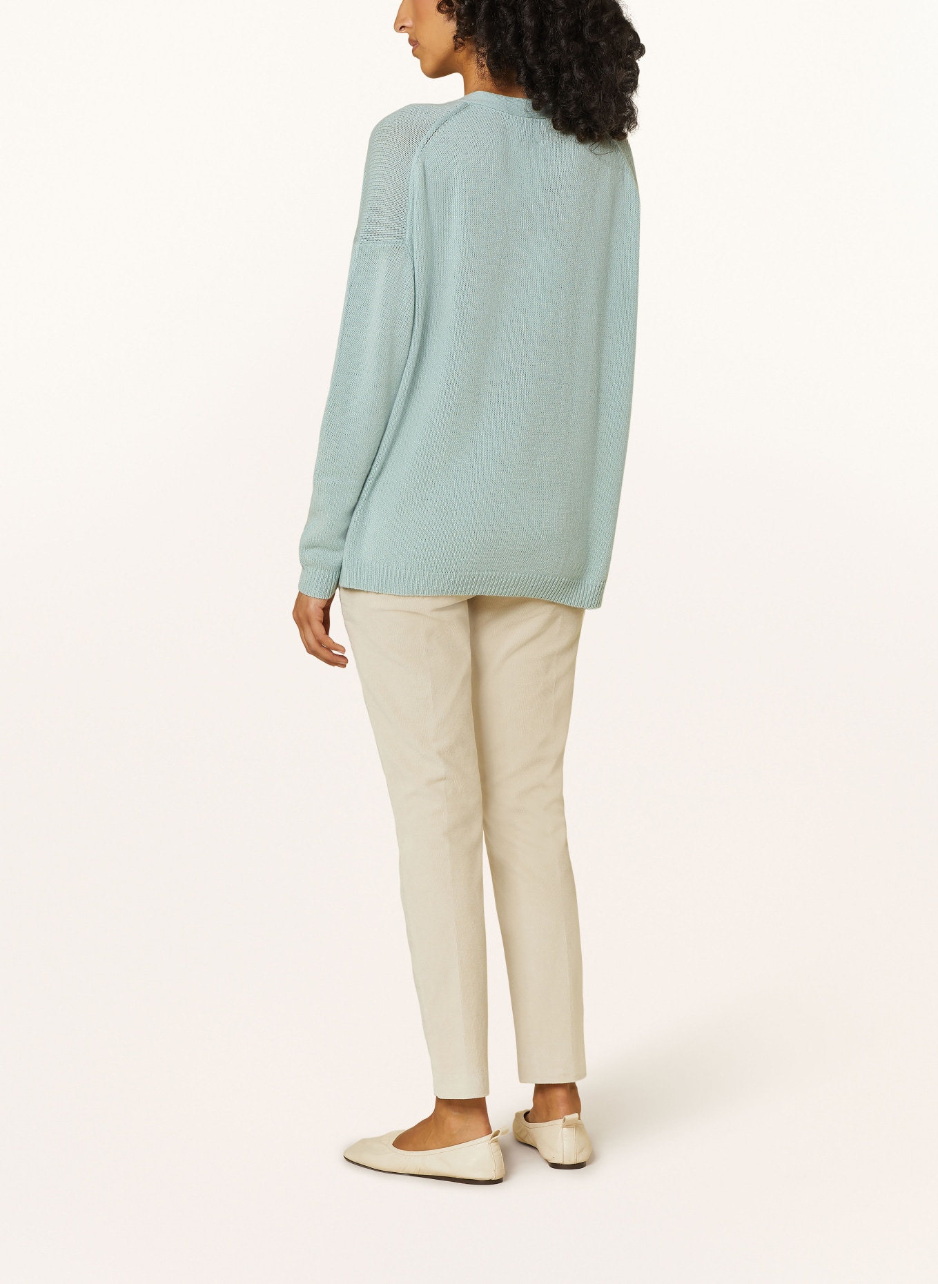 ALLUDE Cashmere cardigan, Color: MINT (Image 3)