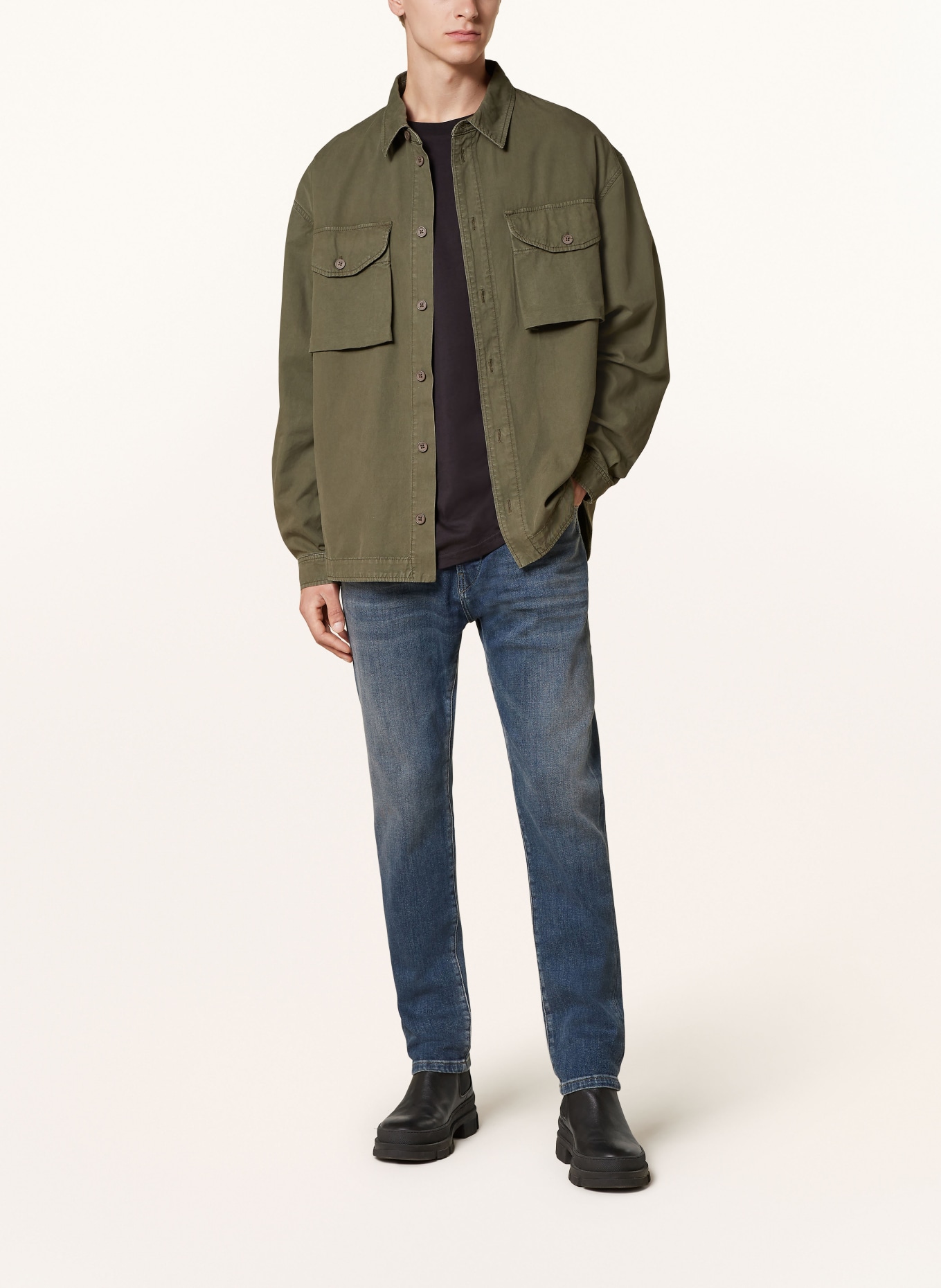 ELIAS RUMELIS Jeansy ERFREDO comfort fit, Kolor: 1026 engine grey (Obrazek 2)