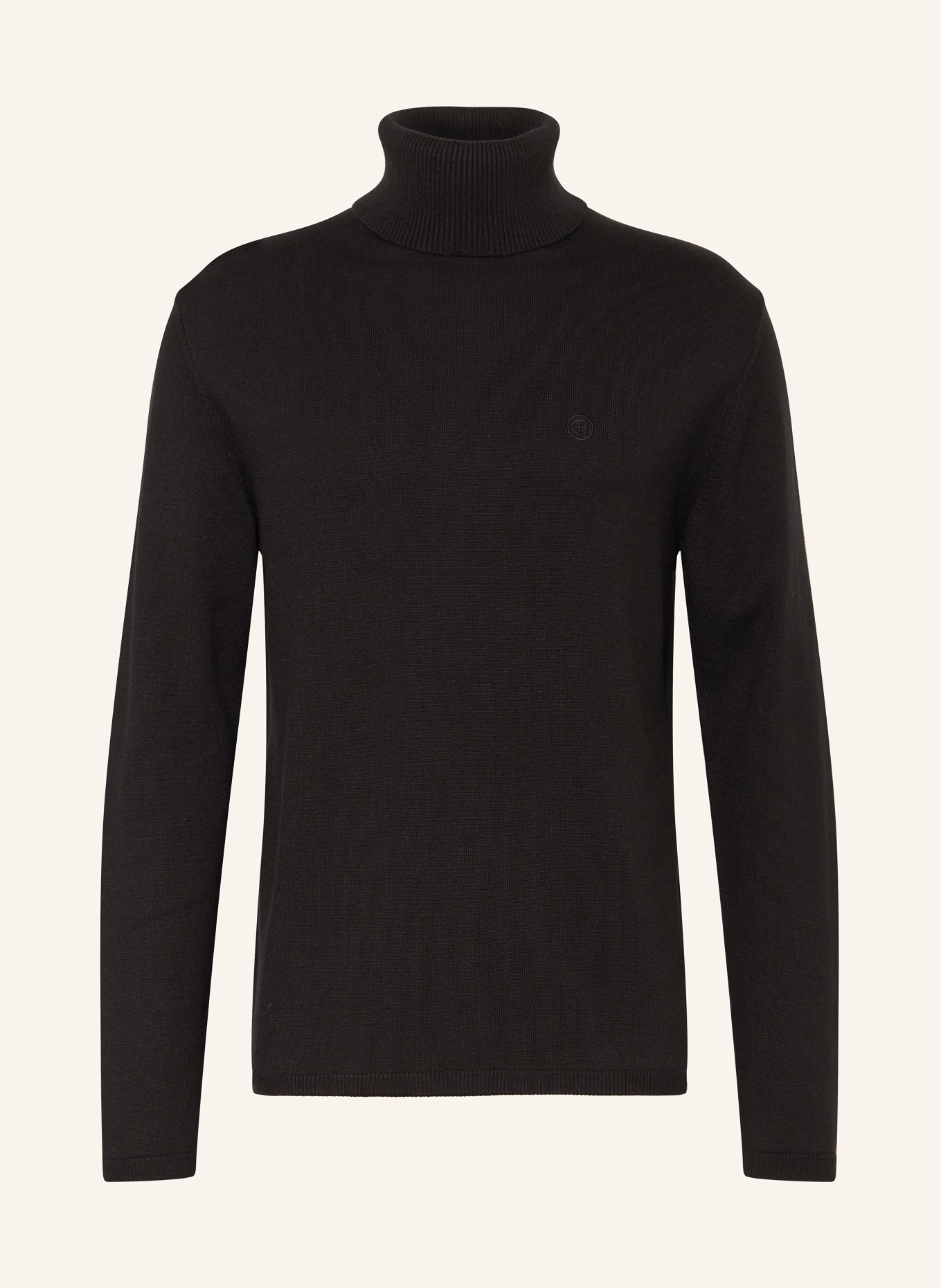 ELIAS RUMELIS Rollkragenpullover ERELIAS: SCHWARZ