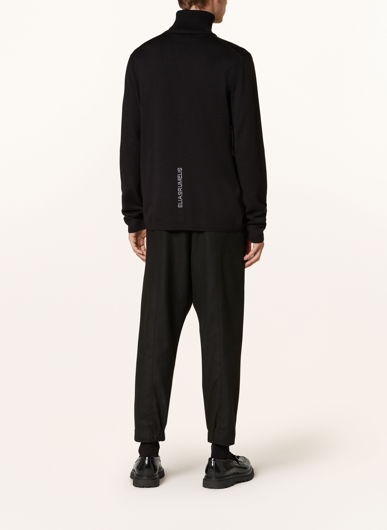 ELIAS RUMELIS Rollkragenpullover ERELIAS: SCHWARZ