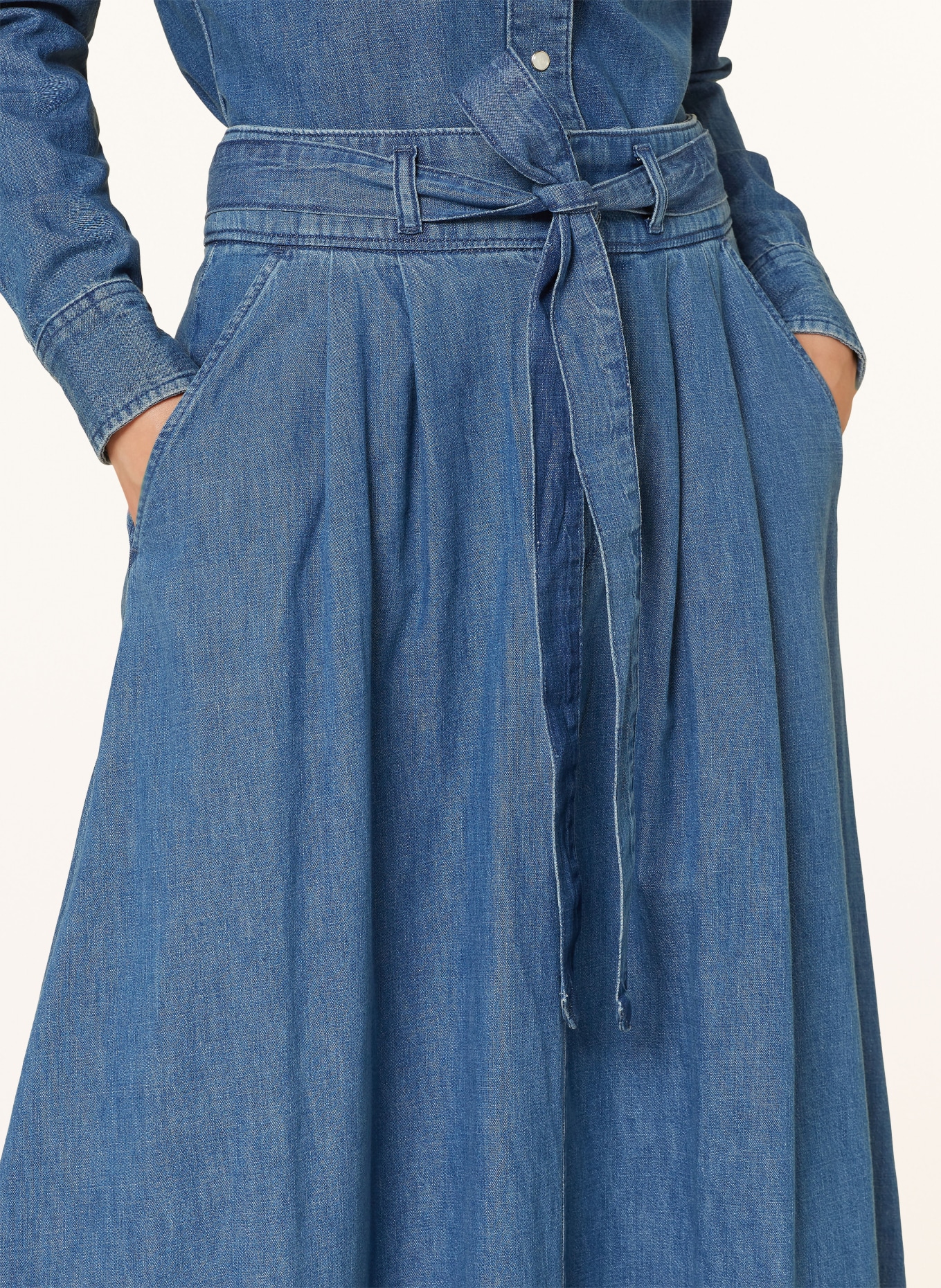 LAUREN RALPH LAUREN Denim skirt, Color: BLUE (Image 4)