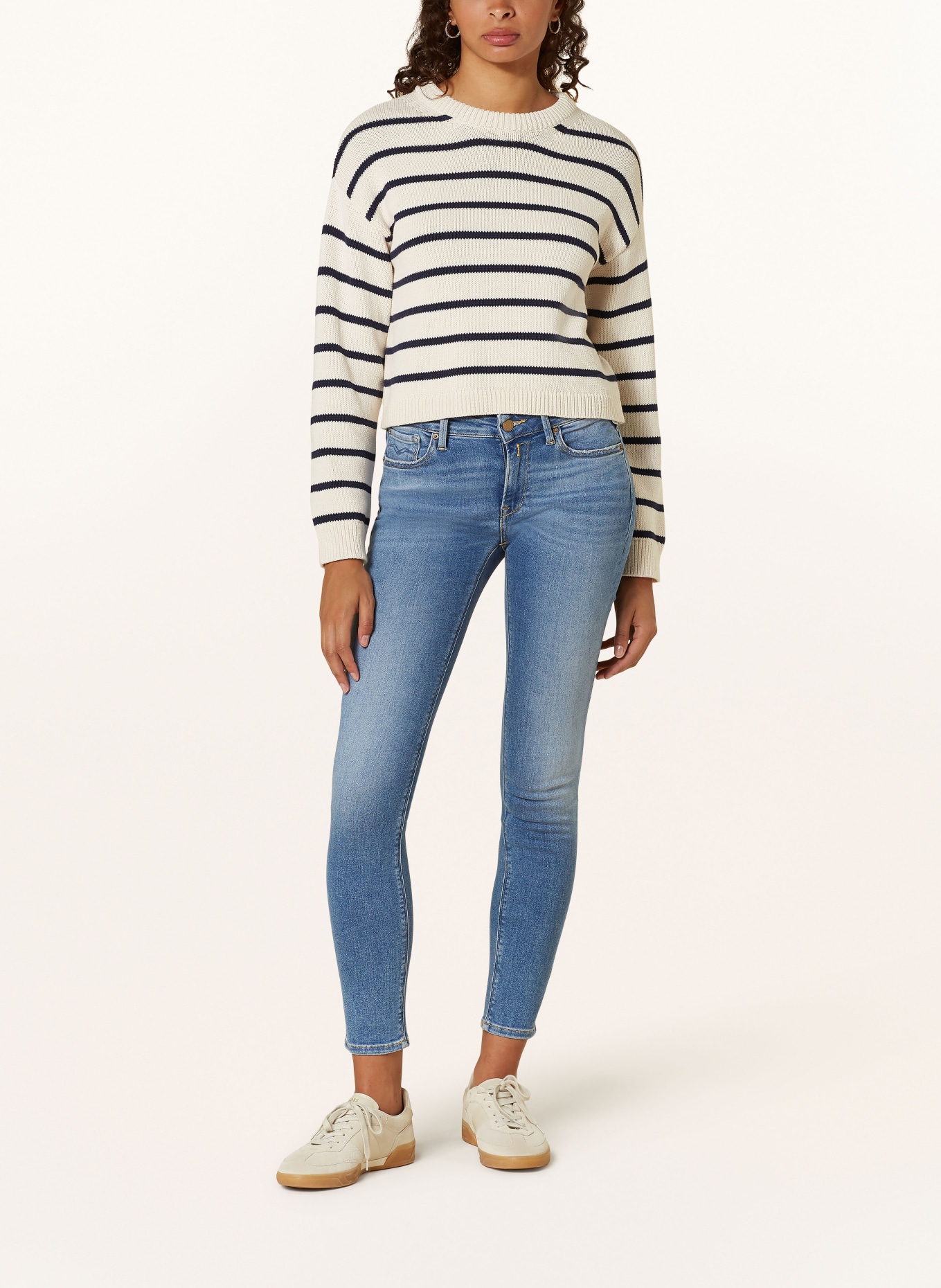 REPLAY Jeansy skinny NEW LUZ, Kolor: 009 MEDIUM BLUE (Obrazek 2)