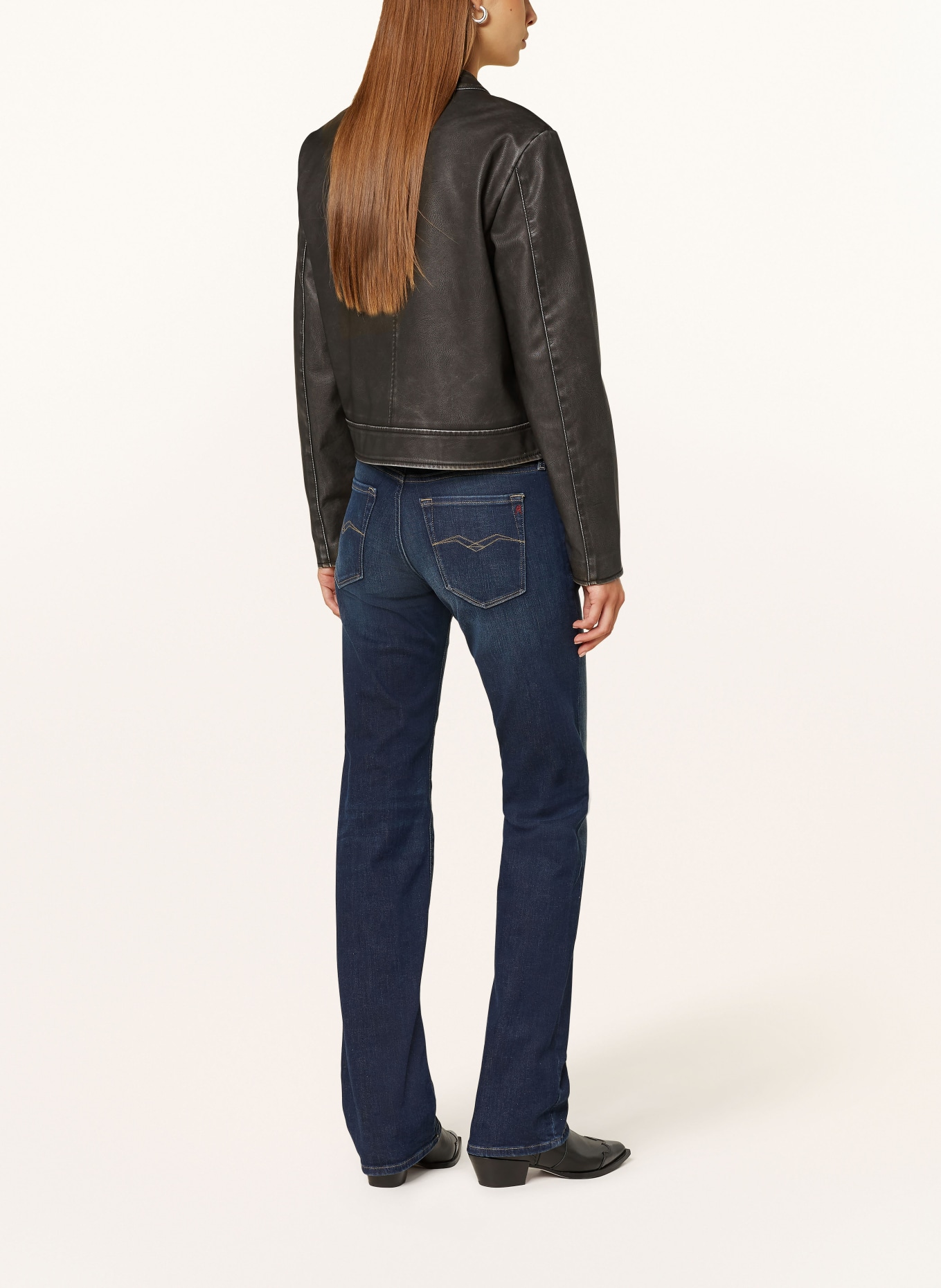 REPLAY Bootcut jeans, Color: 007 dark grey (Image 3)