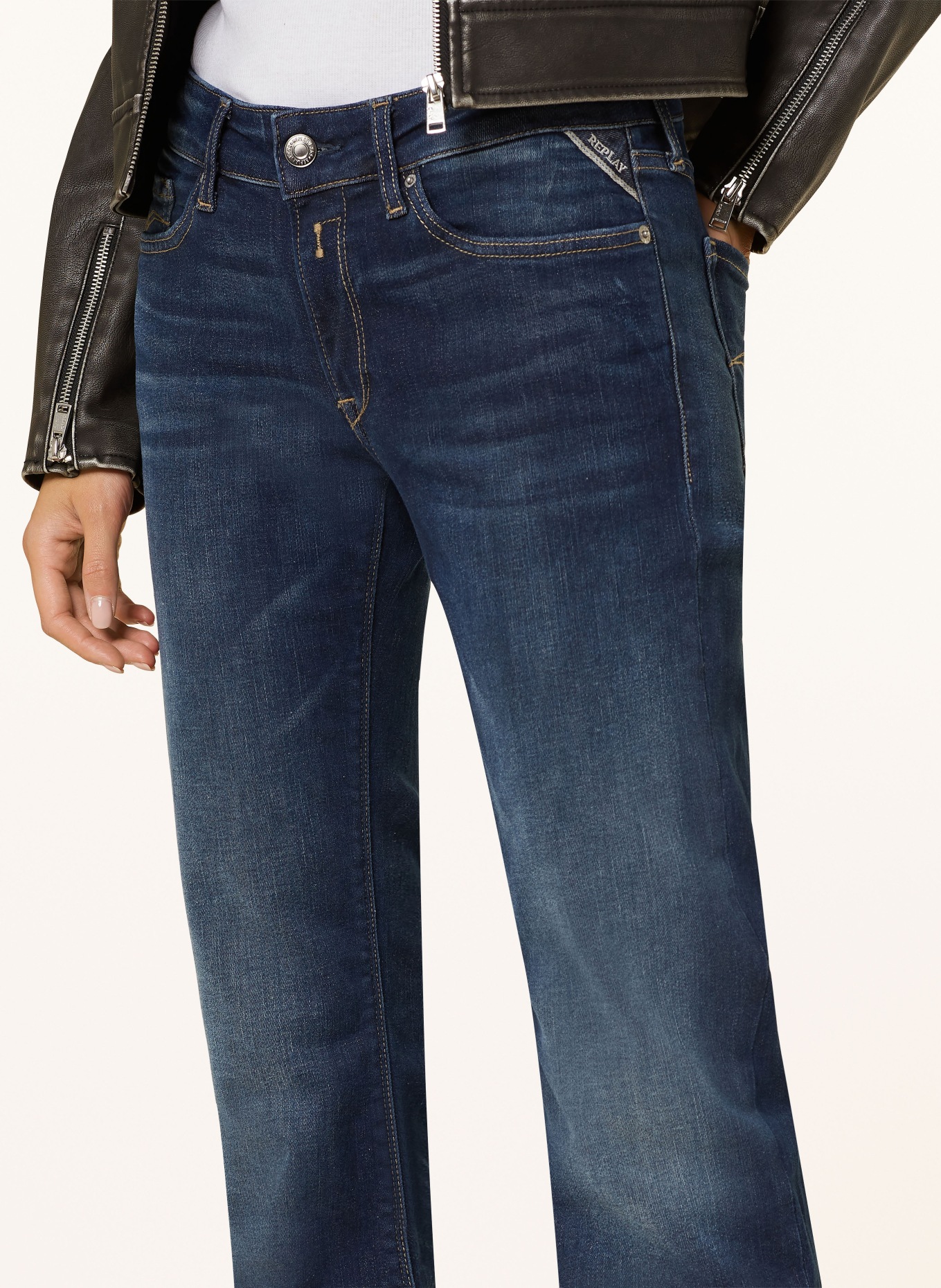 REPLAY Bootcut jeans, Color: 007 dark grey (Image 5)