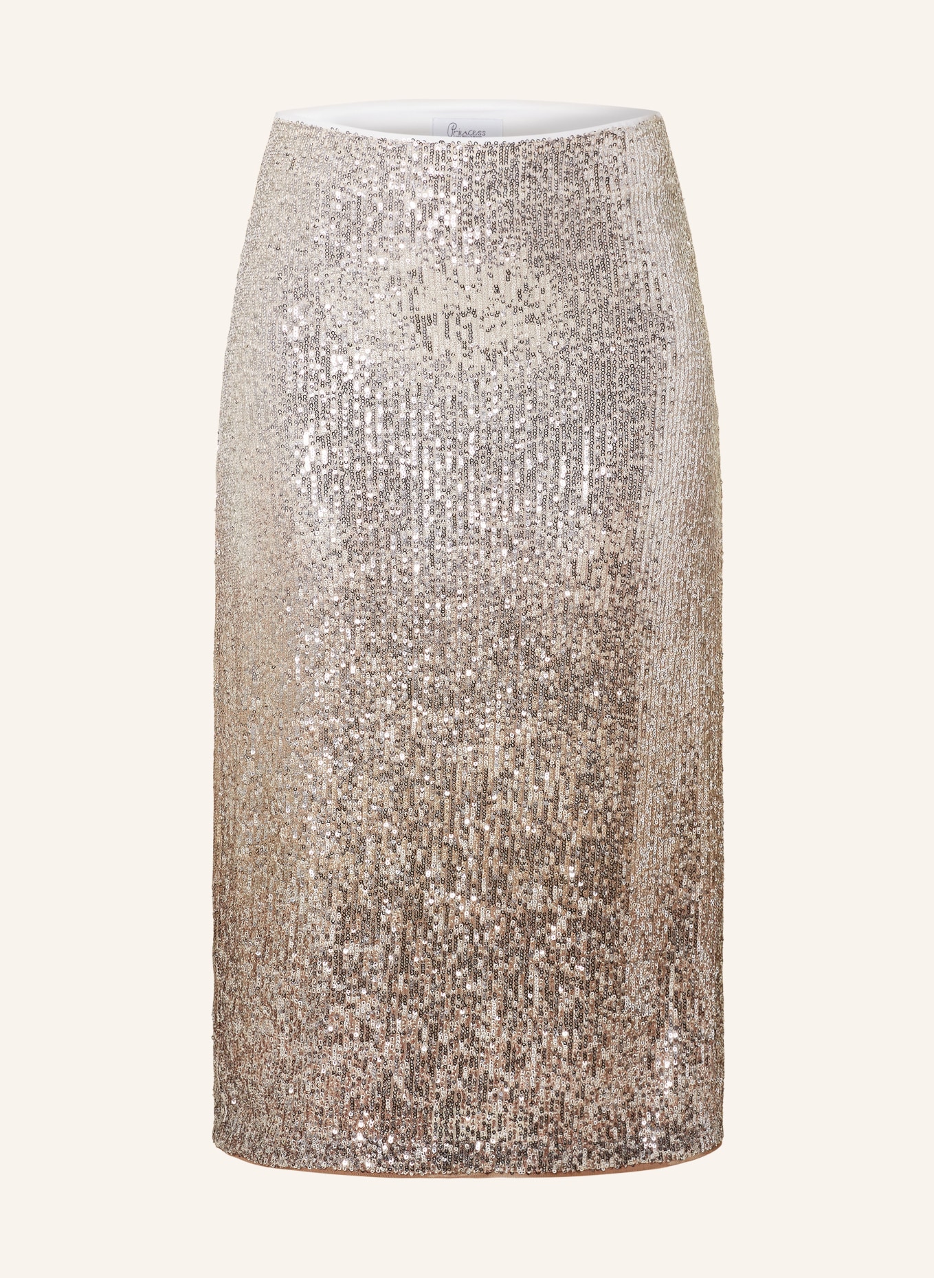 Princess GOES HOLLYWOOD Skirt with sequins, Color: CAMEL (Image 1)