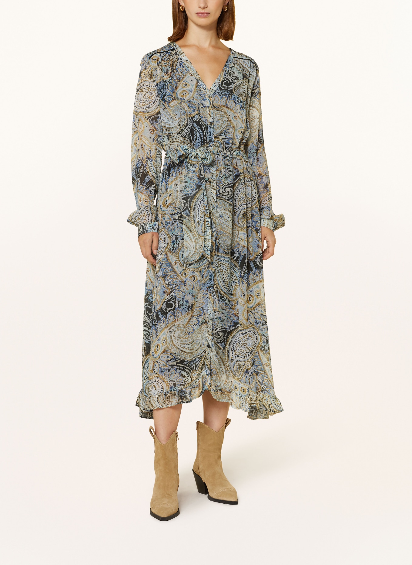 Princess GOES HOLLYWOOD Kleid: HELLBLAU / MINT / SCHWARZ