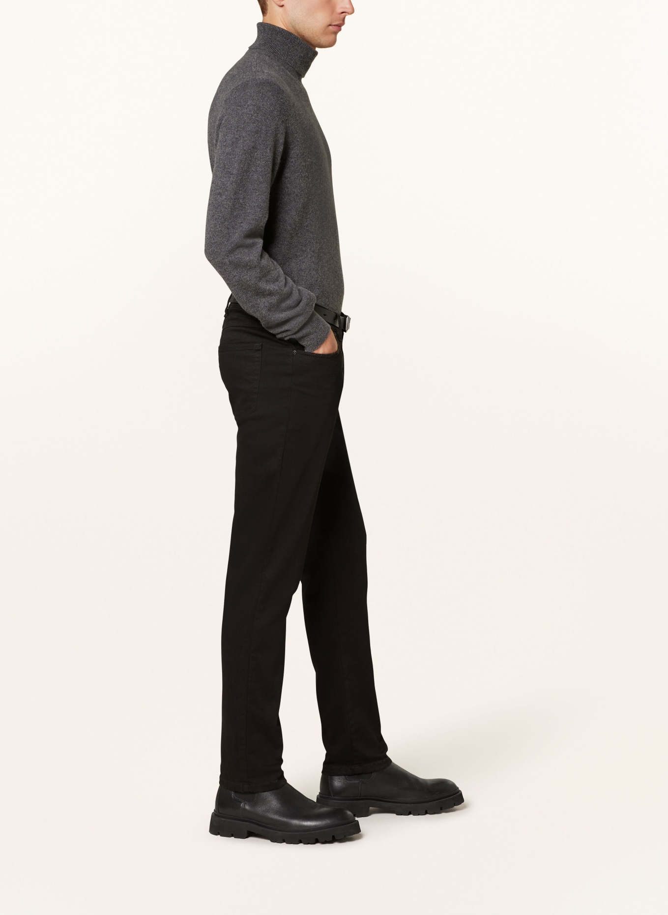 STROKESMAN'S Džíny Slim Fit, Barva: 6000 black (Obrázek 4)