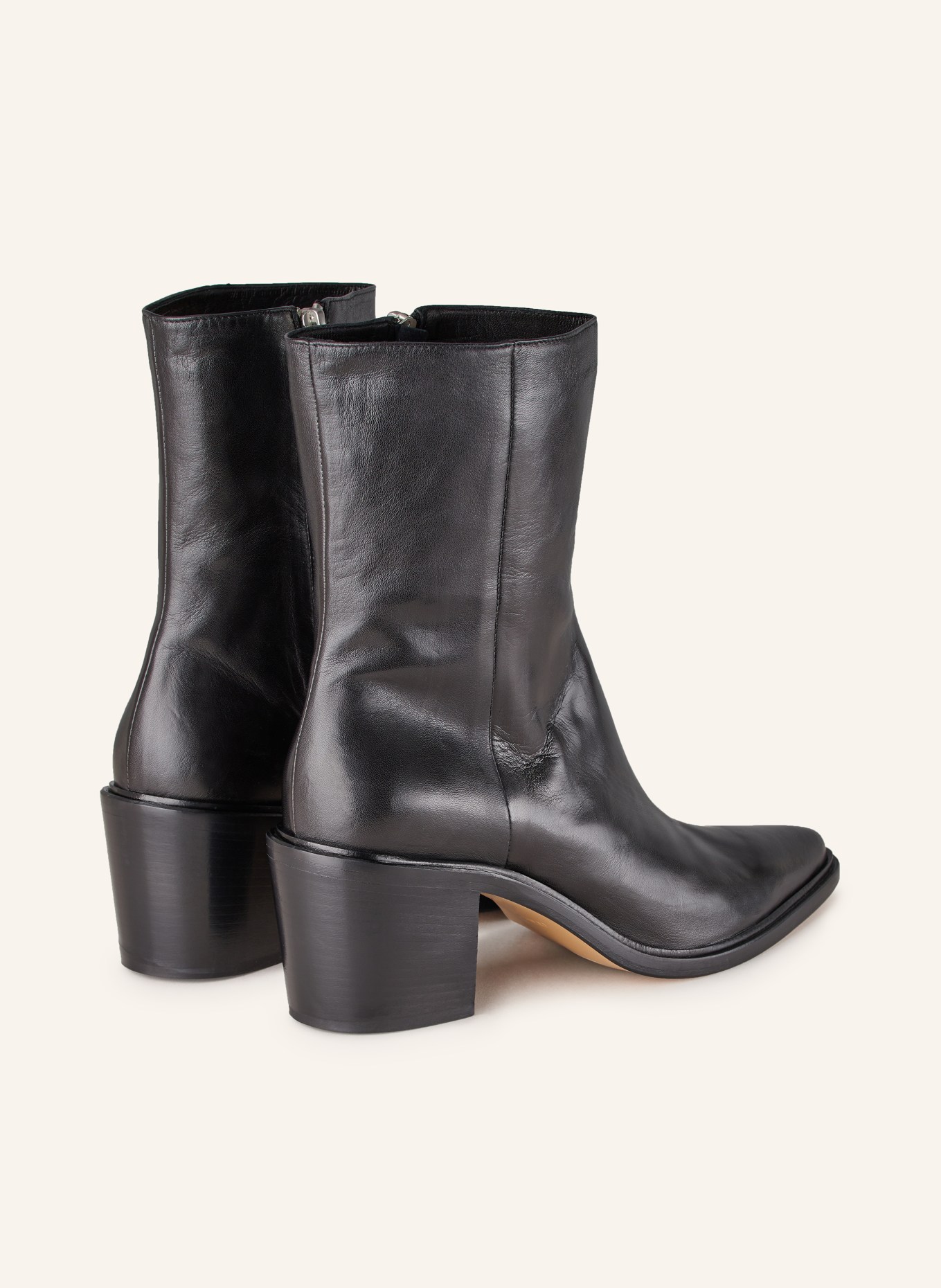 POMME D'OR Cowboy Boots JANE: BLACK