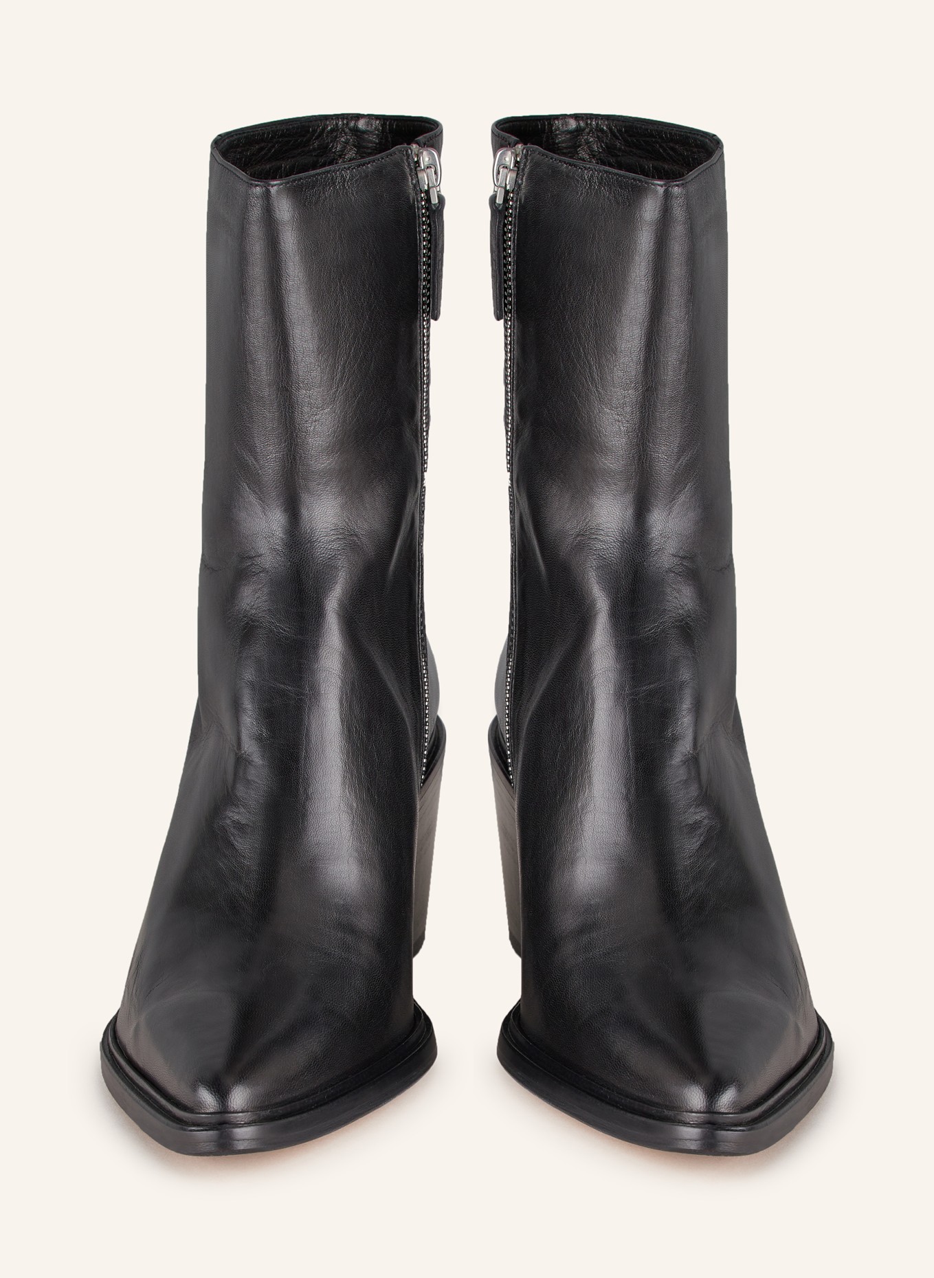 POMME D'OR Cowboy Boots JANE: BLACK